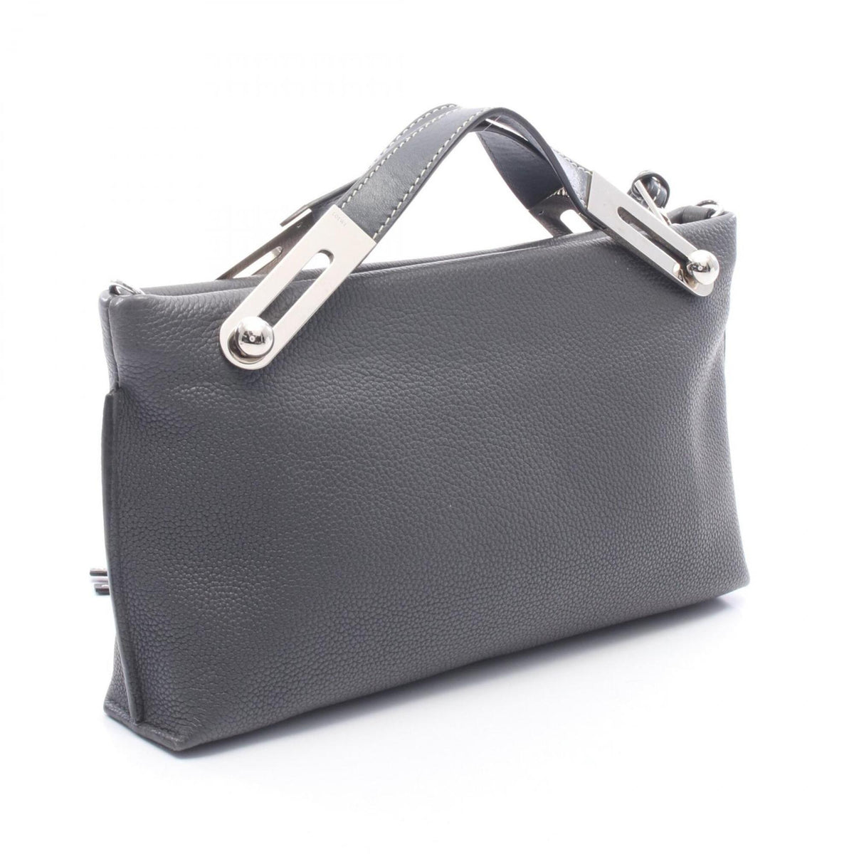 Loewe Gray Leather Handbag (Pre-Owned)