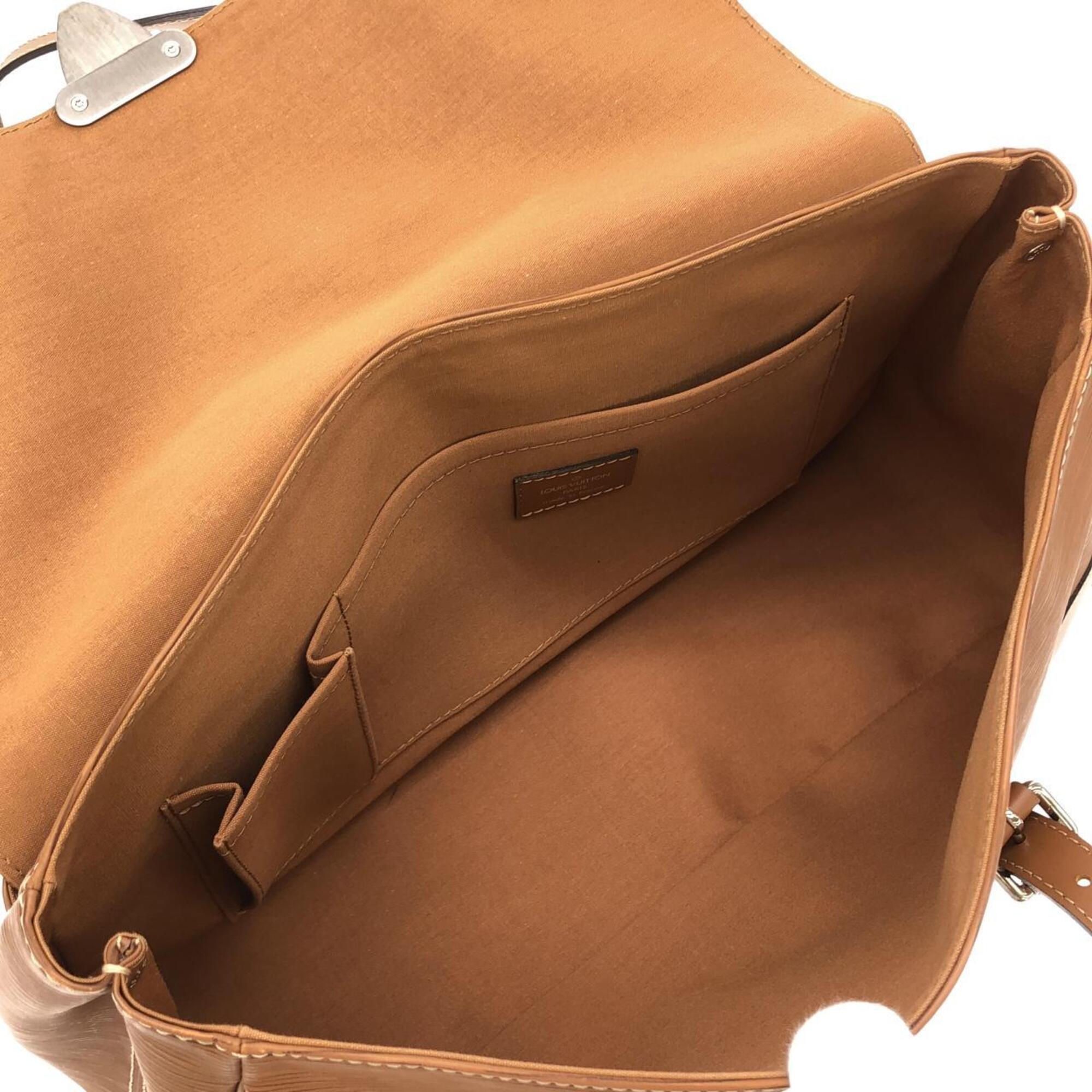 Louis Vuitton Epi Camel Leather Shoulder Bag (Pre-Owned)