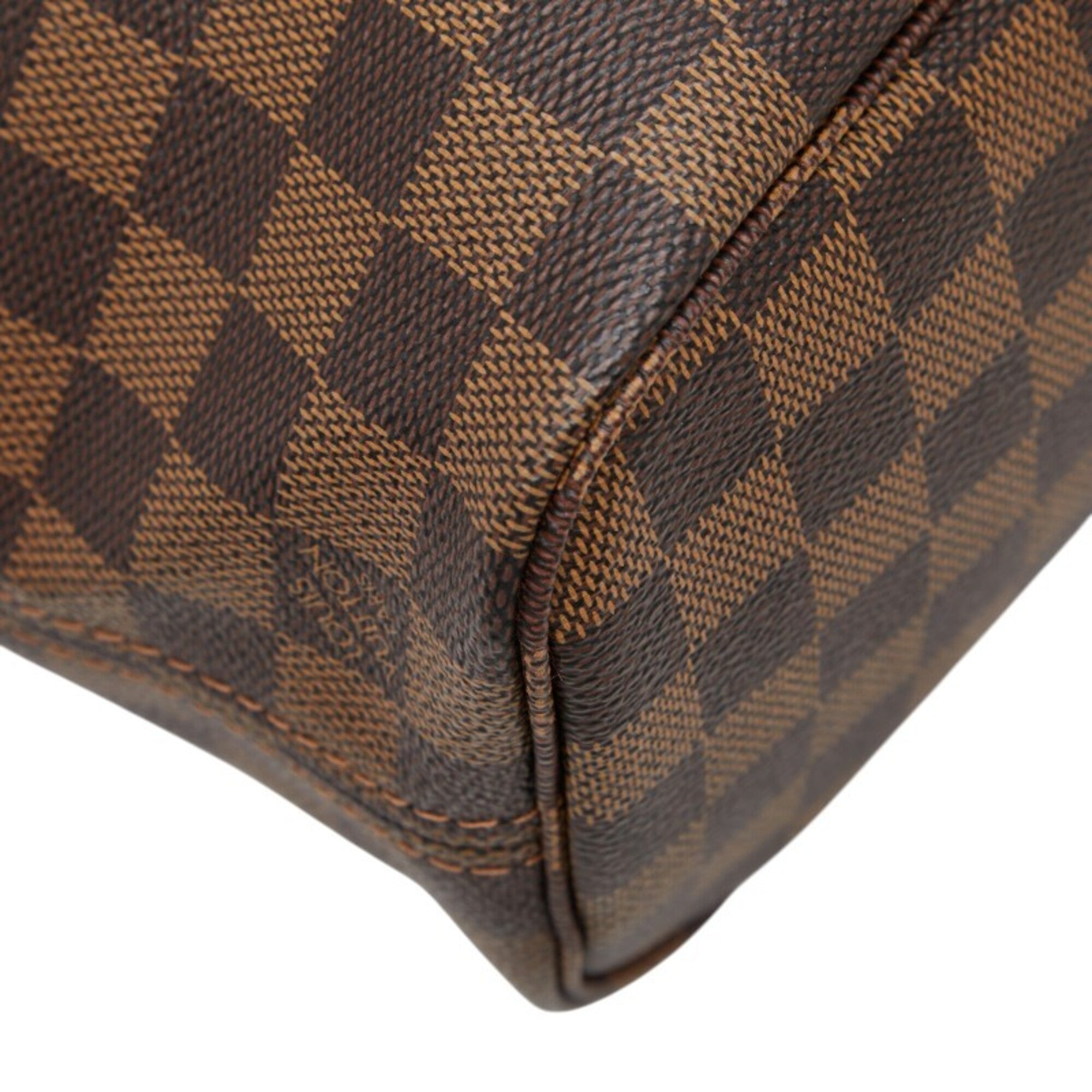 Louis Vuitton Brown Ebene Pvc Leather Handbag Tote Bag (Pre-Owned)