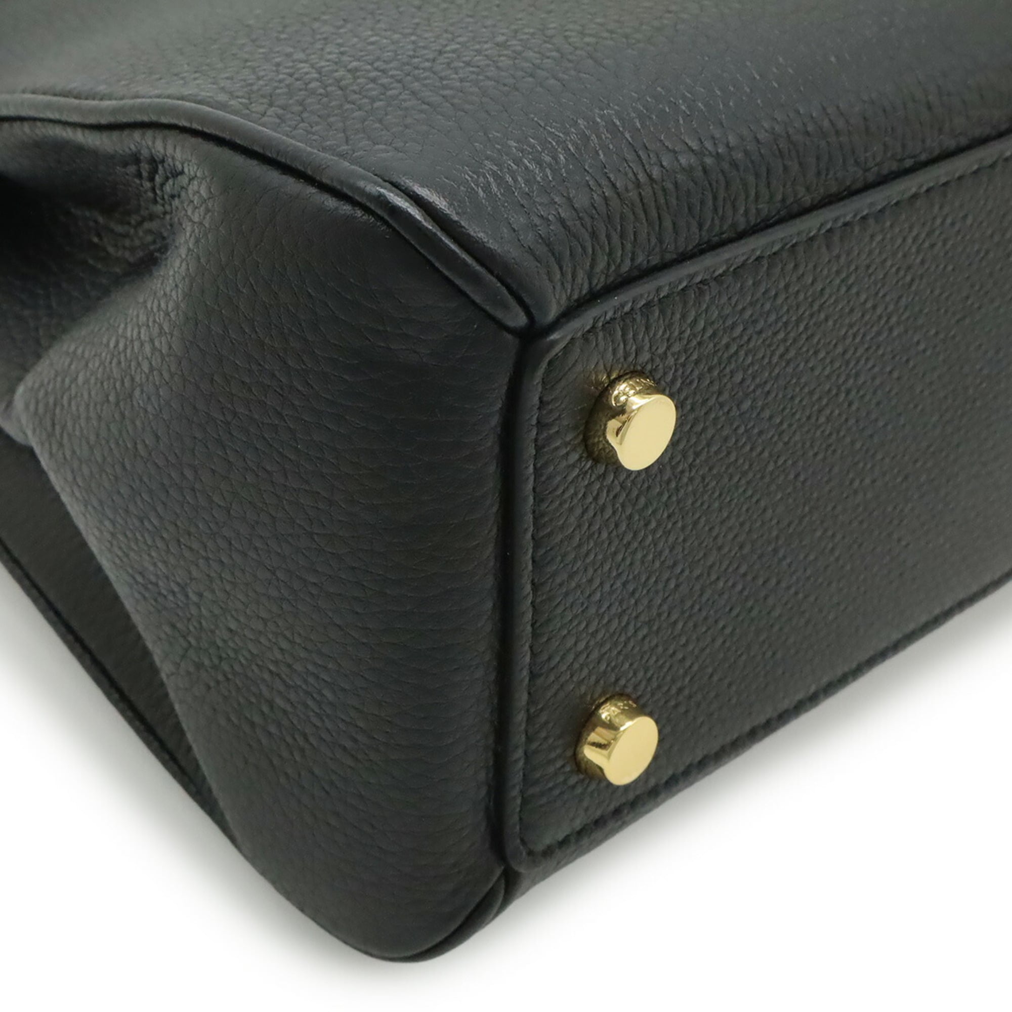 Celine Black Leather Handbag Shoulder Bag (Pre-Owned)