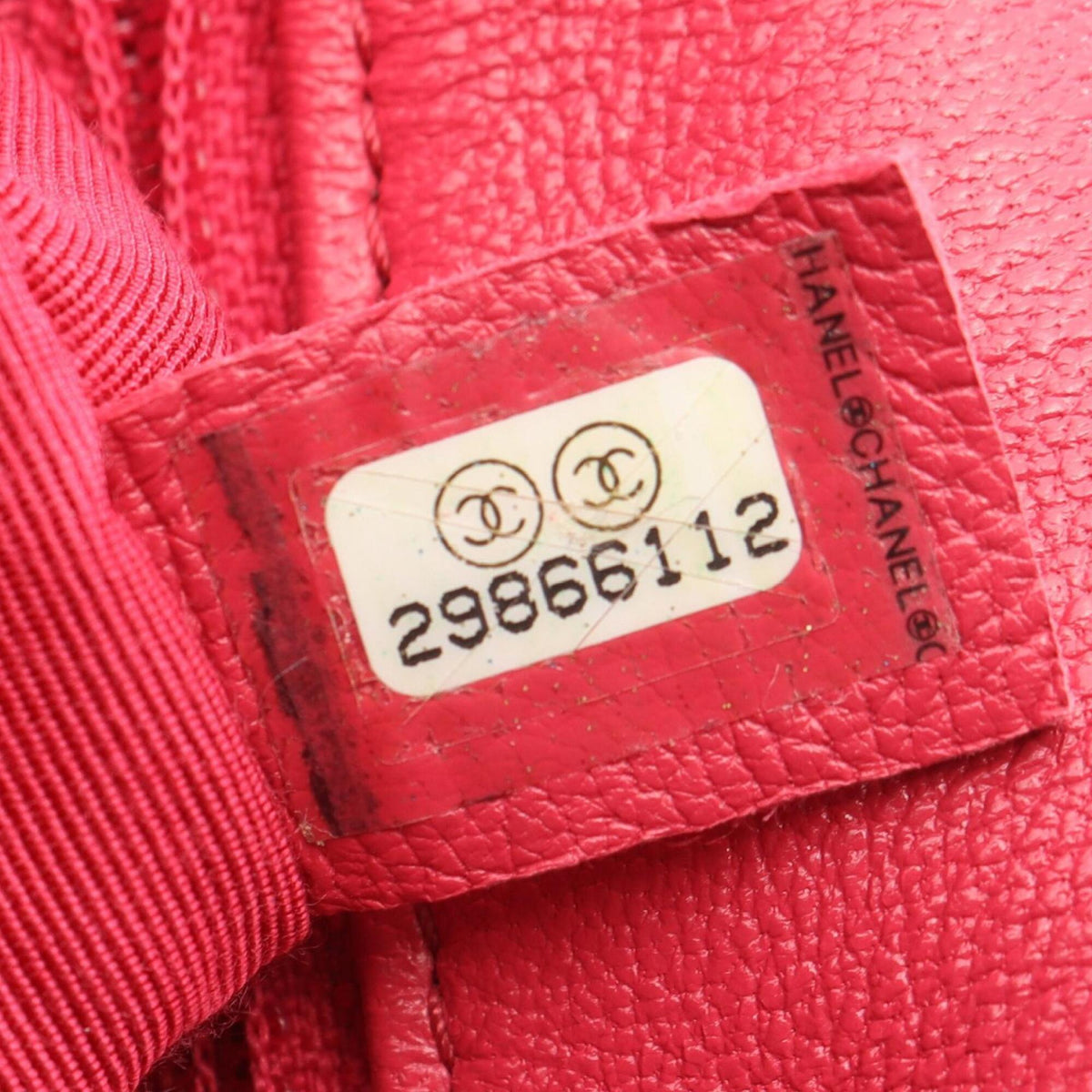 Chanel Pink Leather Handbag Shoulder Bag (Pre-Owned)