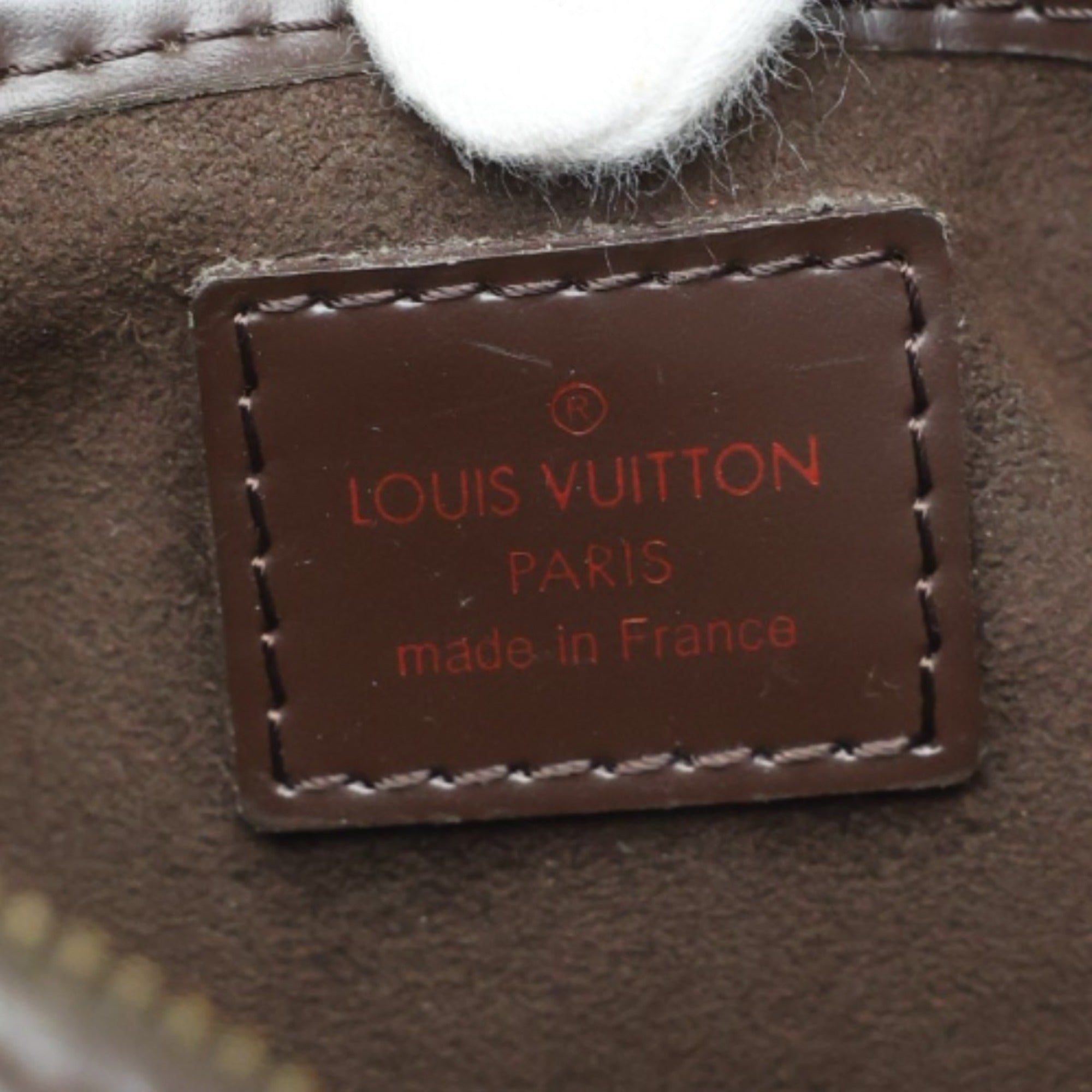 Louis Vuitton Damier Brown Damier Canvas Clutch Bag (Pre-Owned)