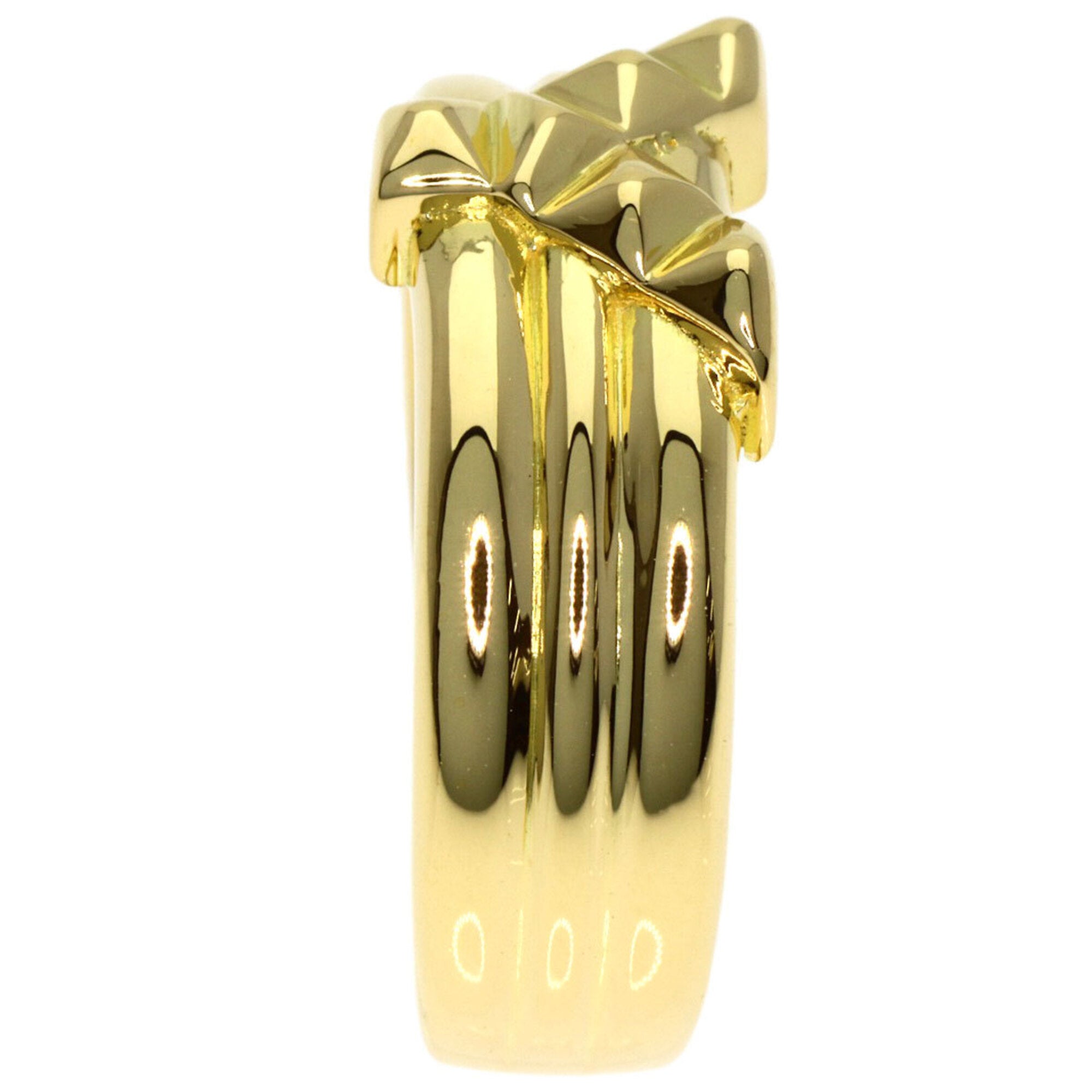 Yves Saint Laurent Yellow Gold (18K) Band Ring (Pre-Owned)
