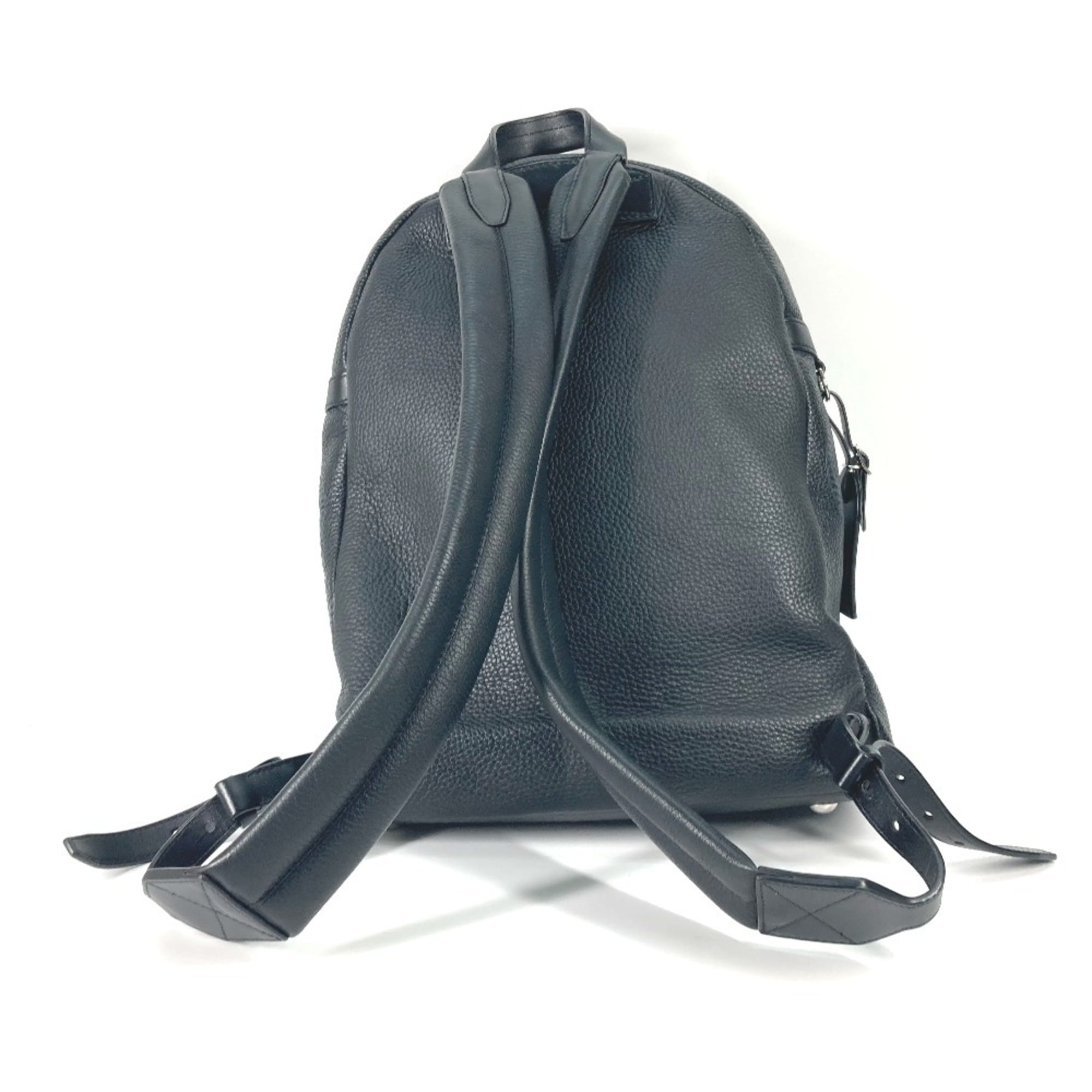 Louis Vuitton Black Leather Backpack (Pre-Owned)