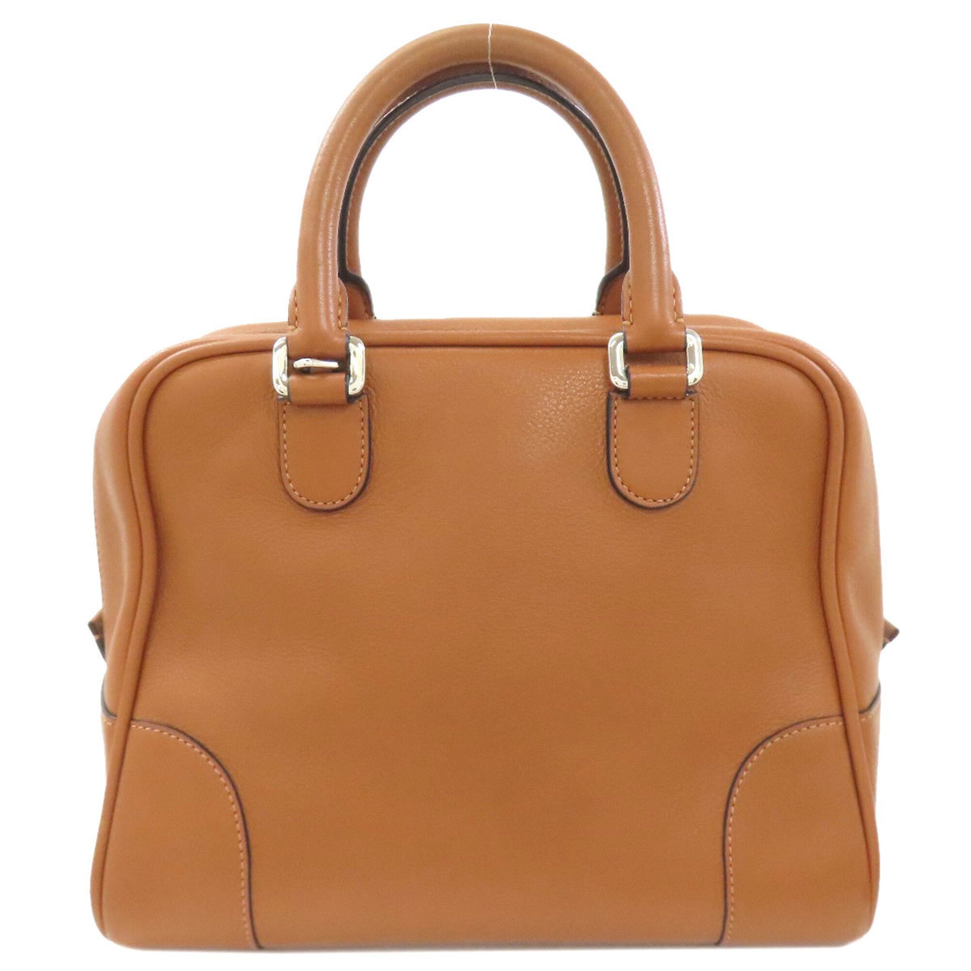Loewe Amazona Brown Leather Handbag (Pre-Owned)