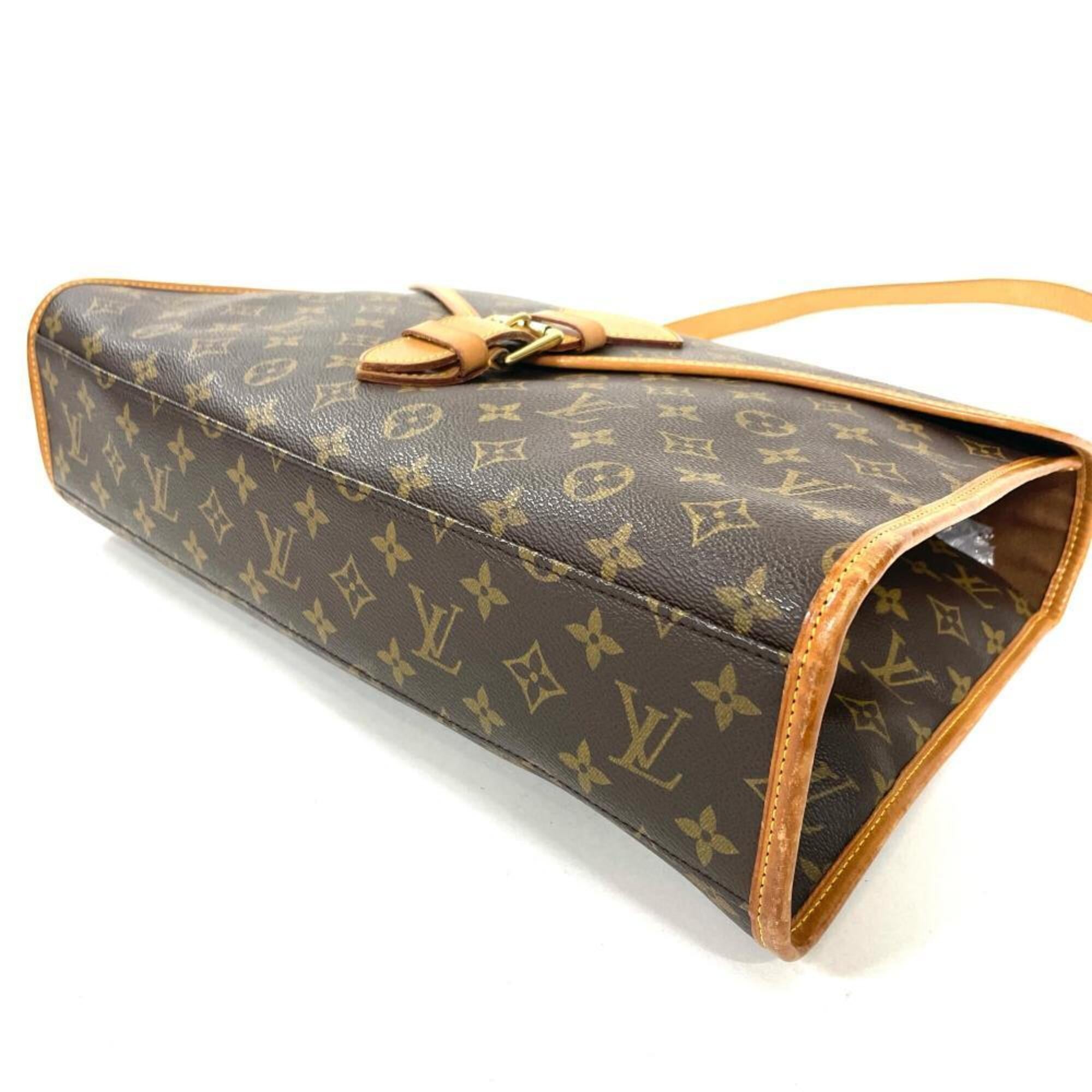 Louis Vuitton Brown Monogram Canvas Handbag (Pre-Owned)