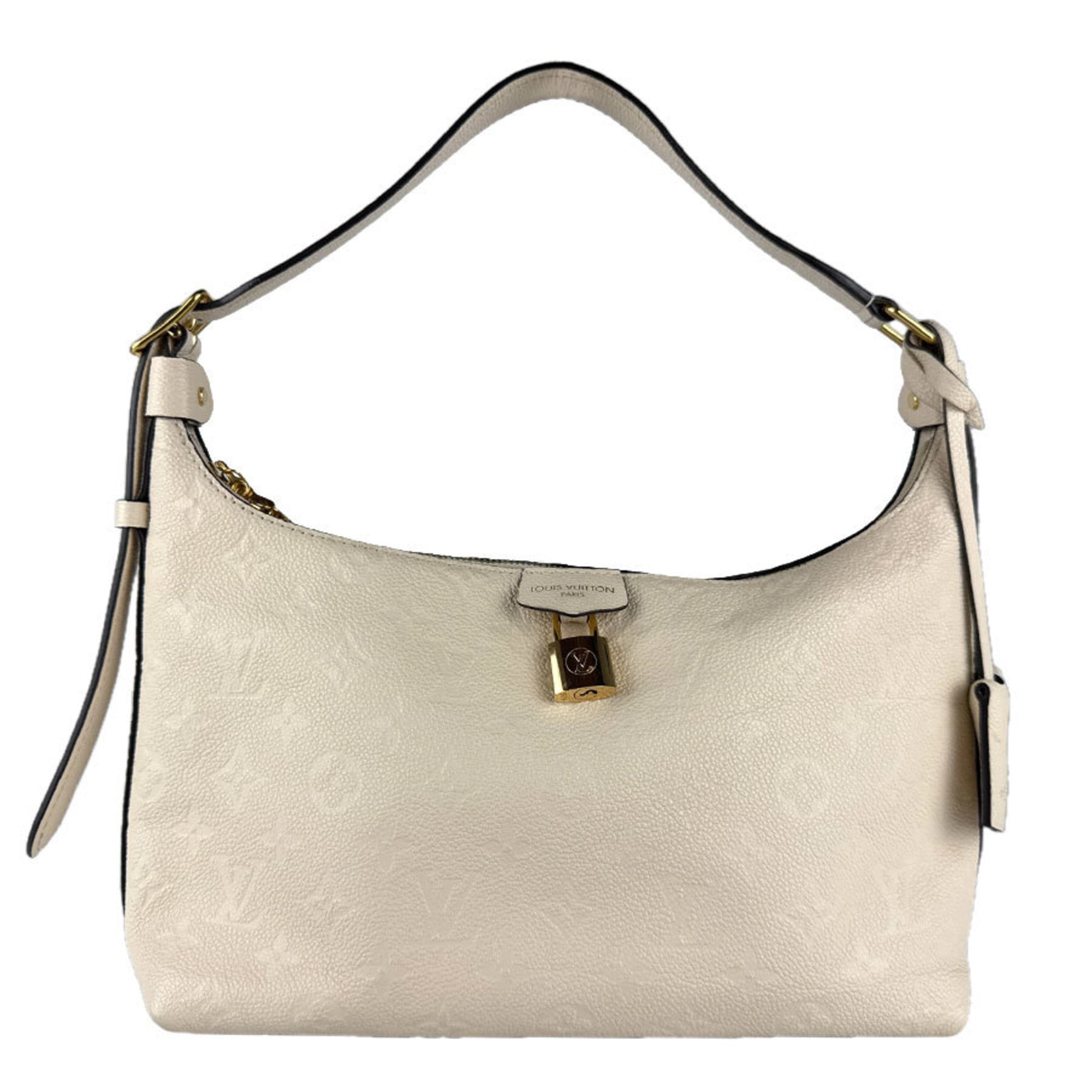 Louis Vuitton Cream Monogram Empreinte Shoulder Bag (Pre-Owned)