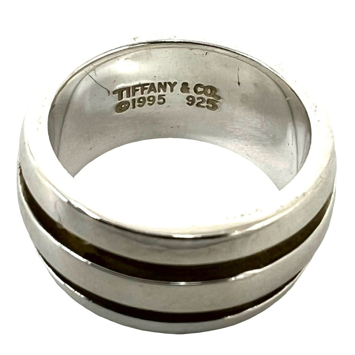 Tiffany Silver Silver 925 Band Ring (Pre-Owned)