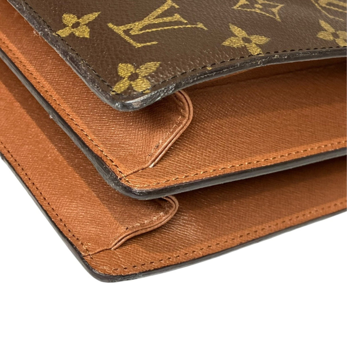 Louis Vuitton Brown Monogram Shoulder Bag (Pre-Owned)