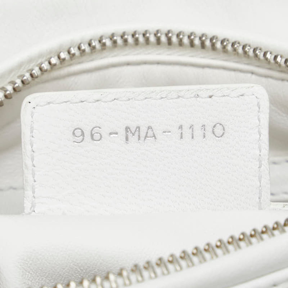 Christian Dior Multi-Color White Canvas Leather Handbag (Pre-Owned)