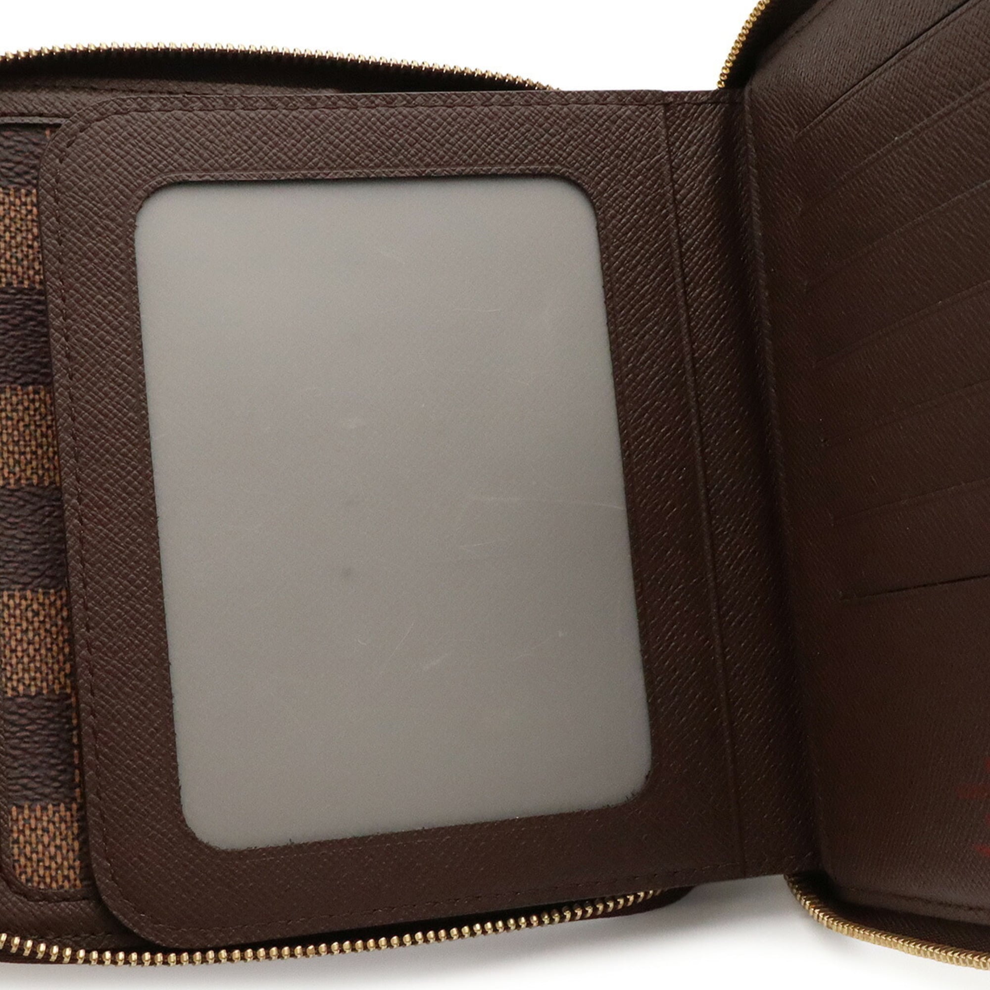 Louis Vuitton Brown Pvc Coated Canvas Wallet (Bi-Fold) (Pre-Owned)