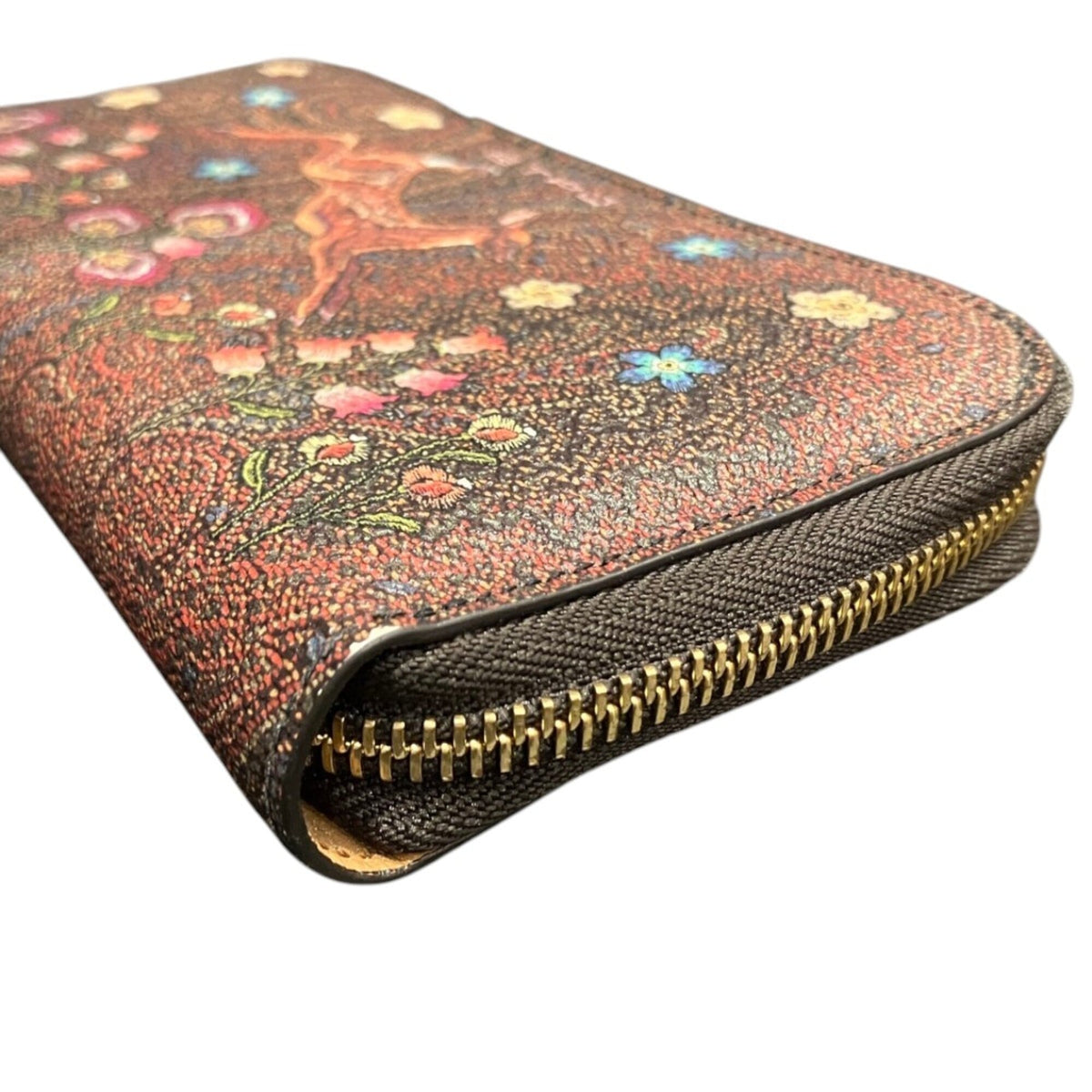 Etro Brown Pvc Leather Coin Purse/Coin Case (Pre-Owned)