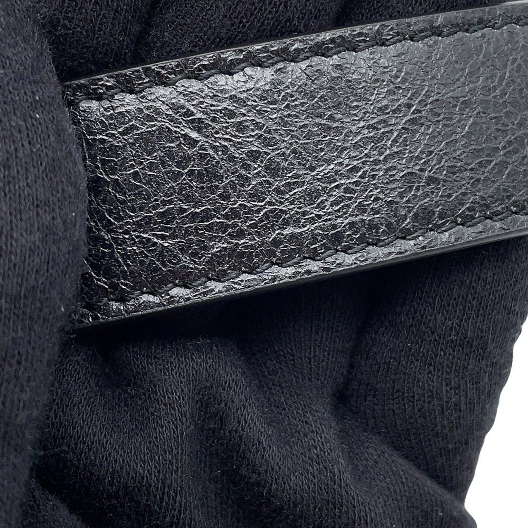 Balenciaga Black Leather Handbag Shoulder Bag (Pre-Owned)