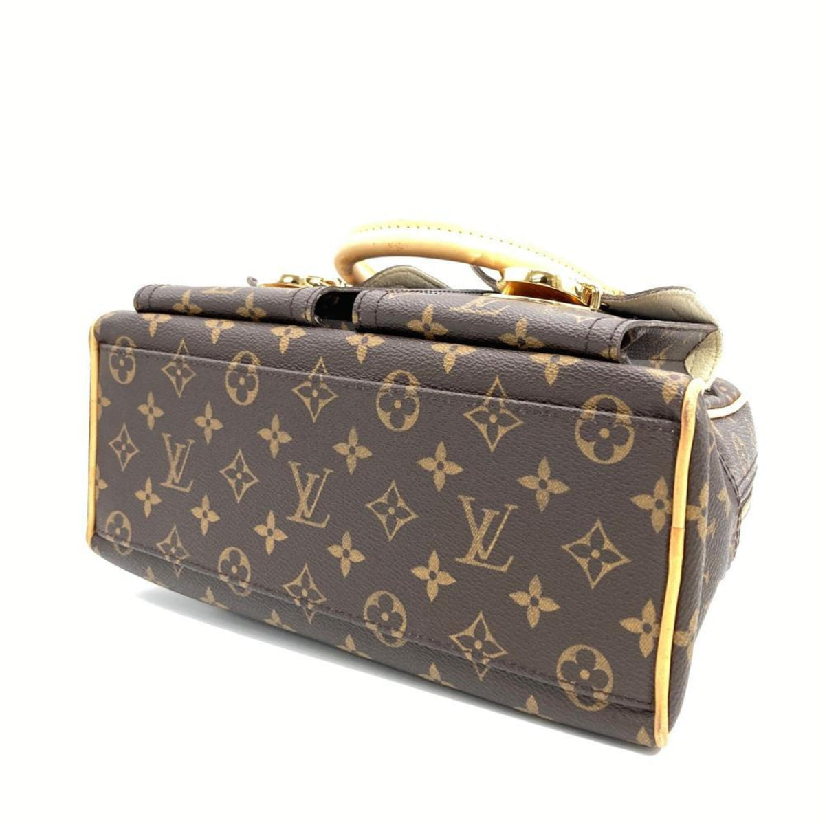 Louis Vuitton Brown Monogram Canvas Handbag (Pre-Owned)