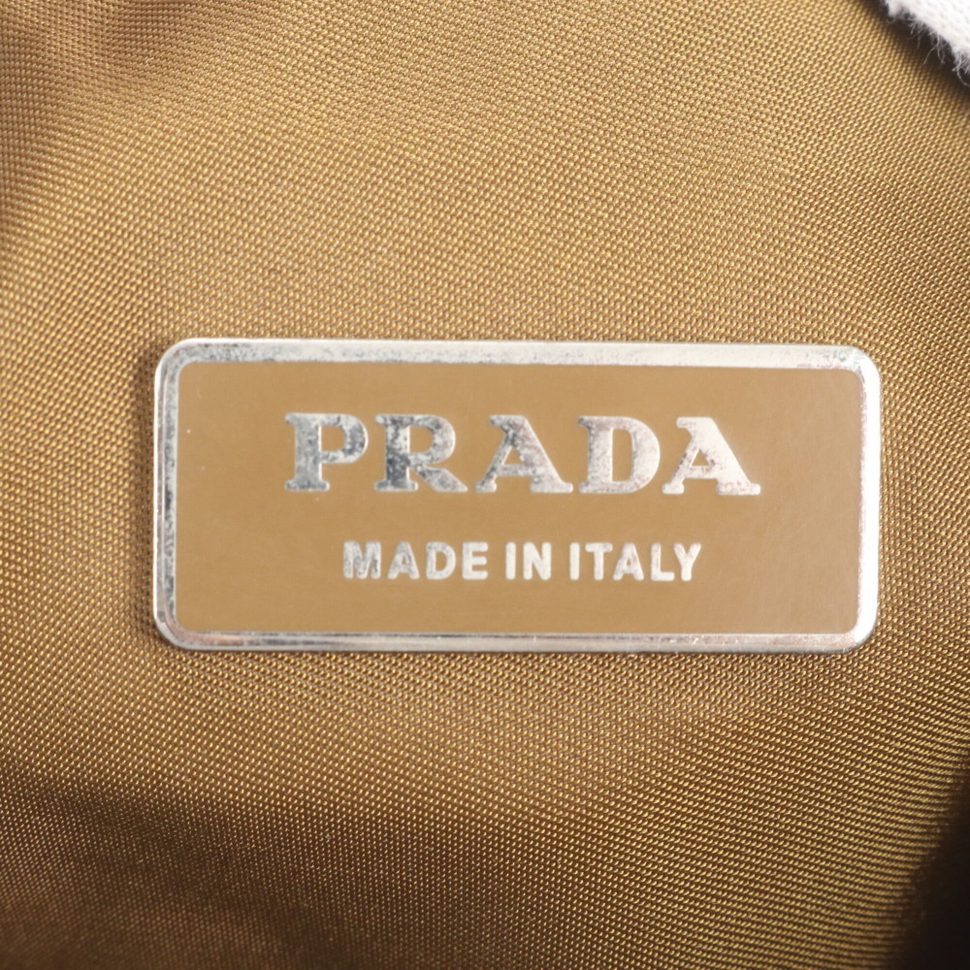 Prada Green Khaki Nylon Messenger Bag Shoulder Bag (Pre-Owned)