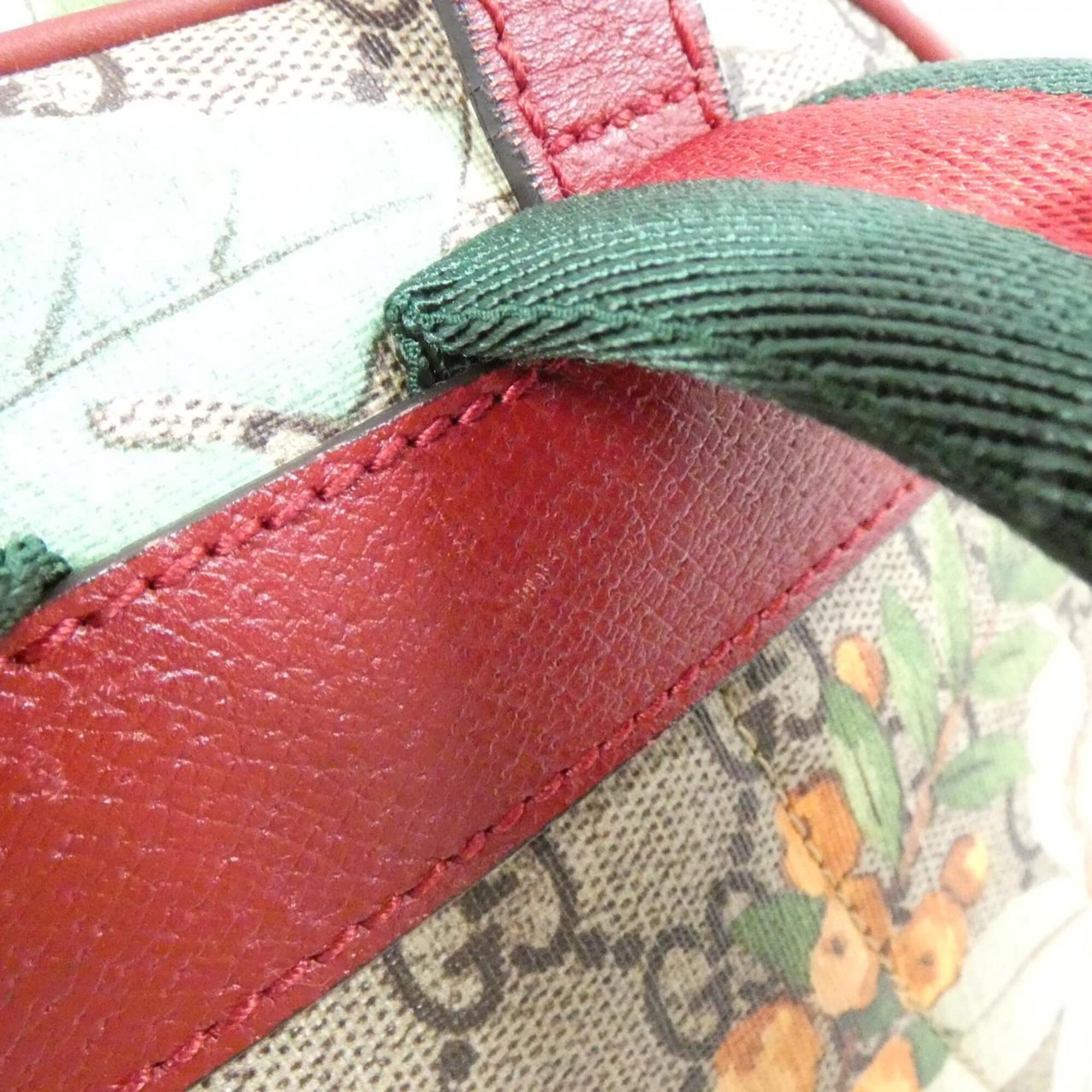 Gucci Beige Red Color Backpack (Pre-Owned)