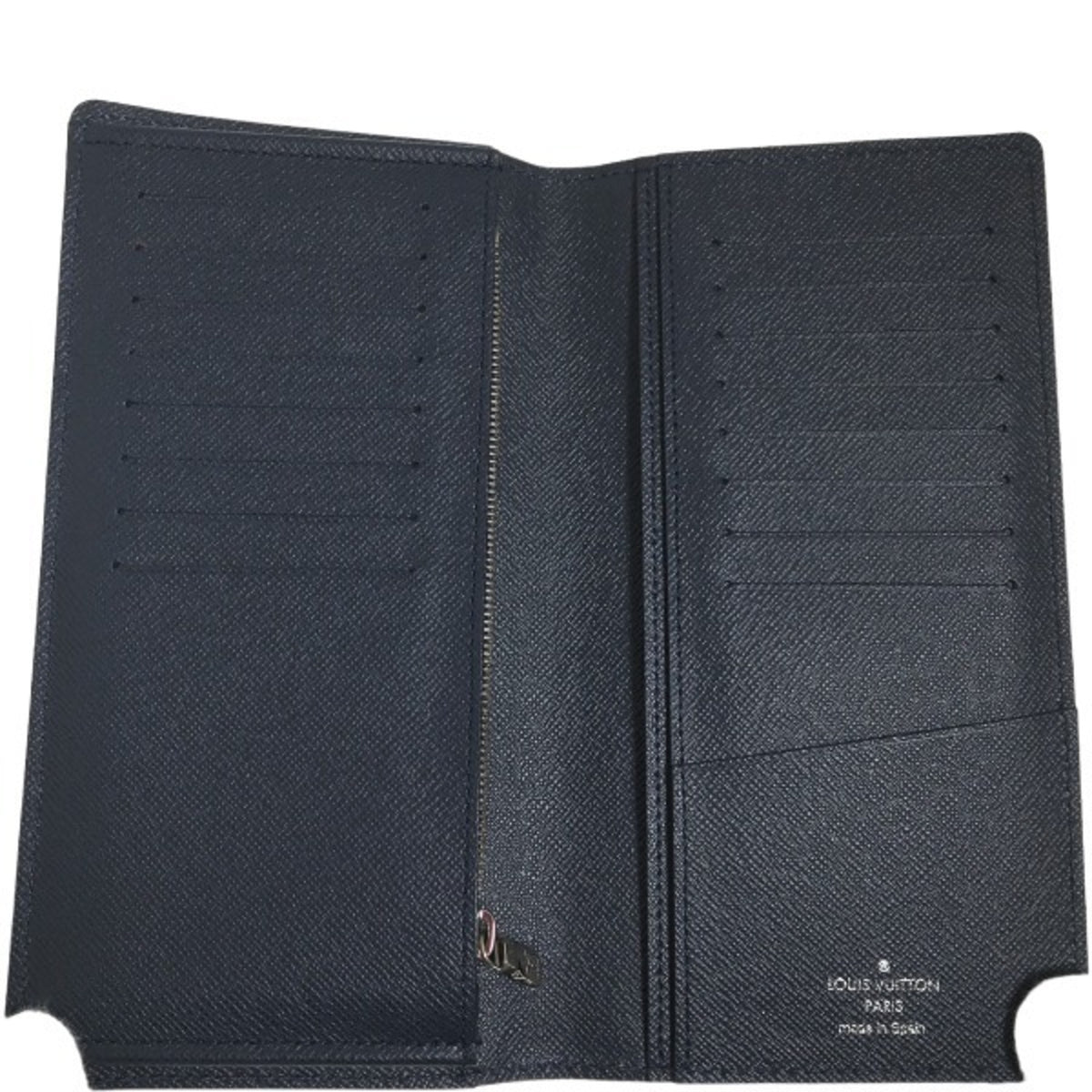 Louis Vuitton Navy Blue Epi Leather Long Wallet (Bi-Fold) (Pre-Owned)