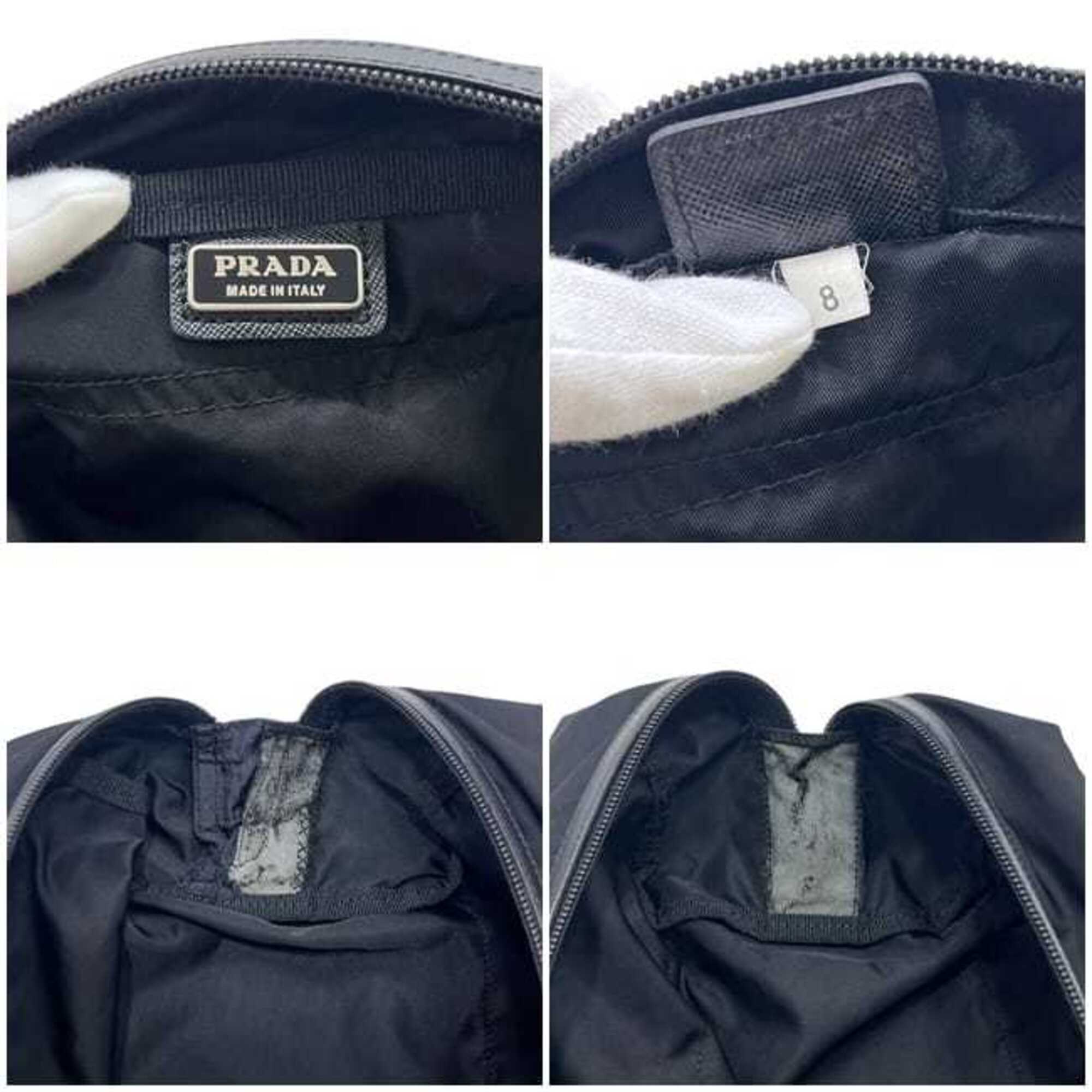 Prada Black Nero Nylon Pouch (Pre-Owned)