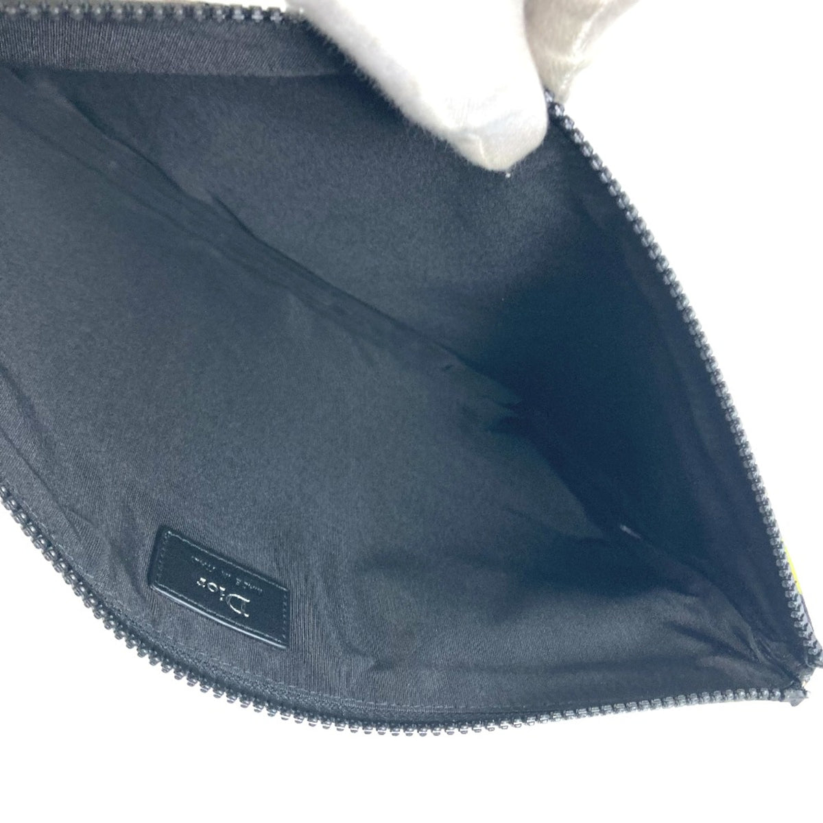 Christian Dior Black Cloth Clutch Bag (Pre-Owned)