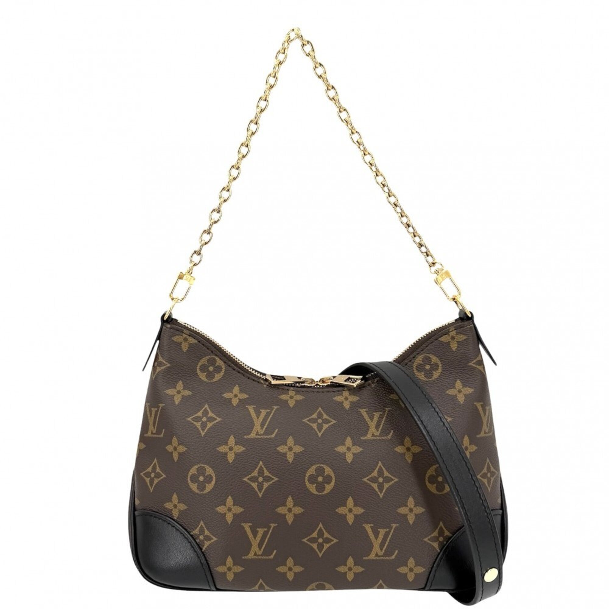 Louis Vuitton Brown Noir Monogram Handbag Shoulder Bag (Pre-Owned)