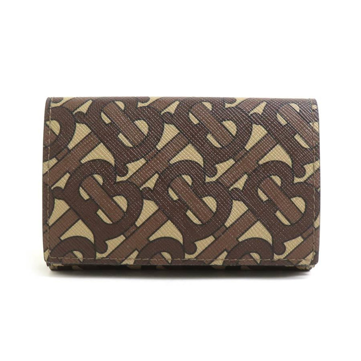 Burberry Brown Coated Canvas Wallet (Tri-Fold) (Pre-Owned)