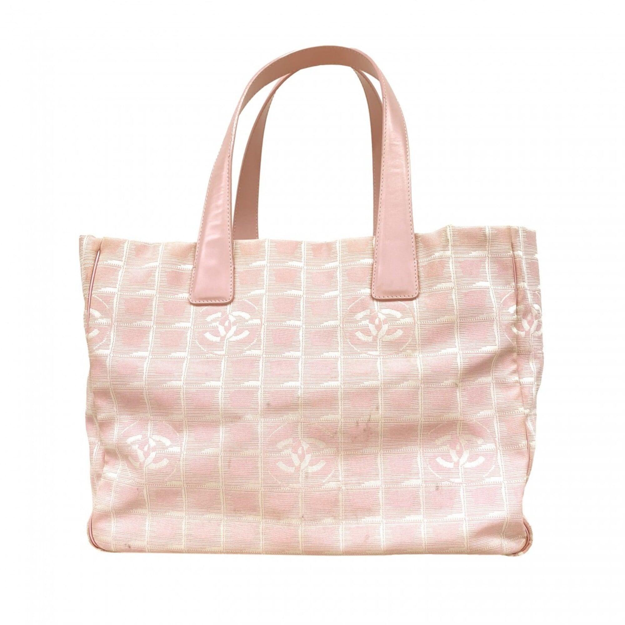 Chanel Pink Nylon Tote Bag (Pre-Owned)