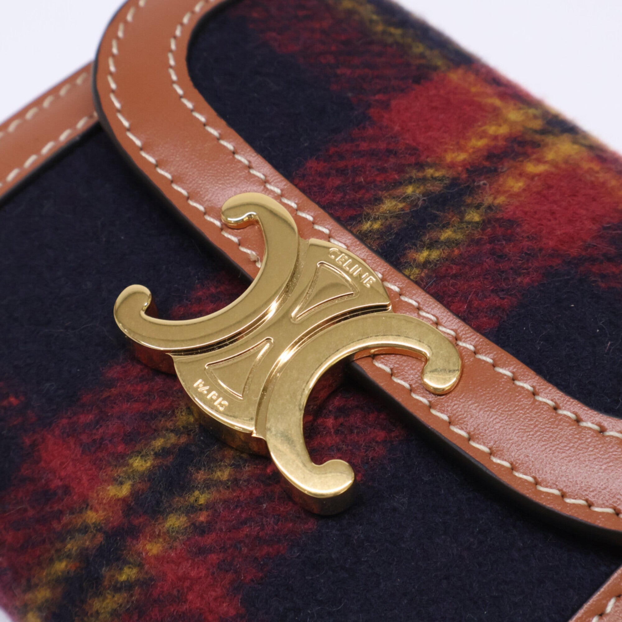 Celine Multi-Color Textile Wallet (Tri-Fold) (Pre-Owned)