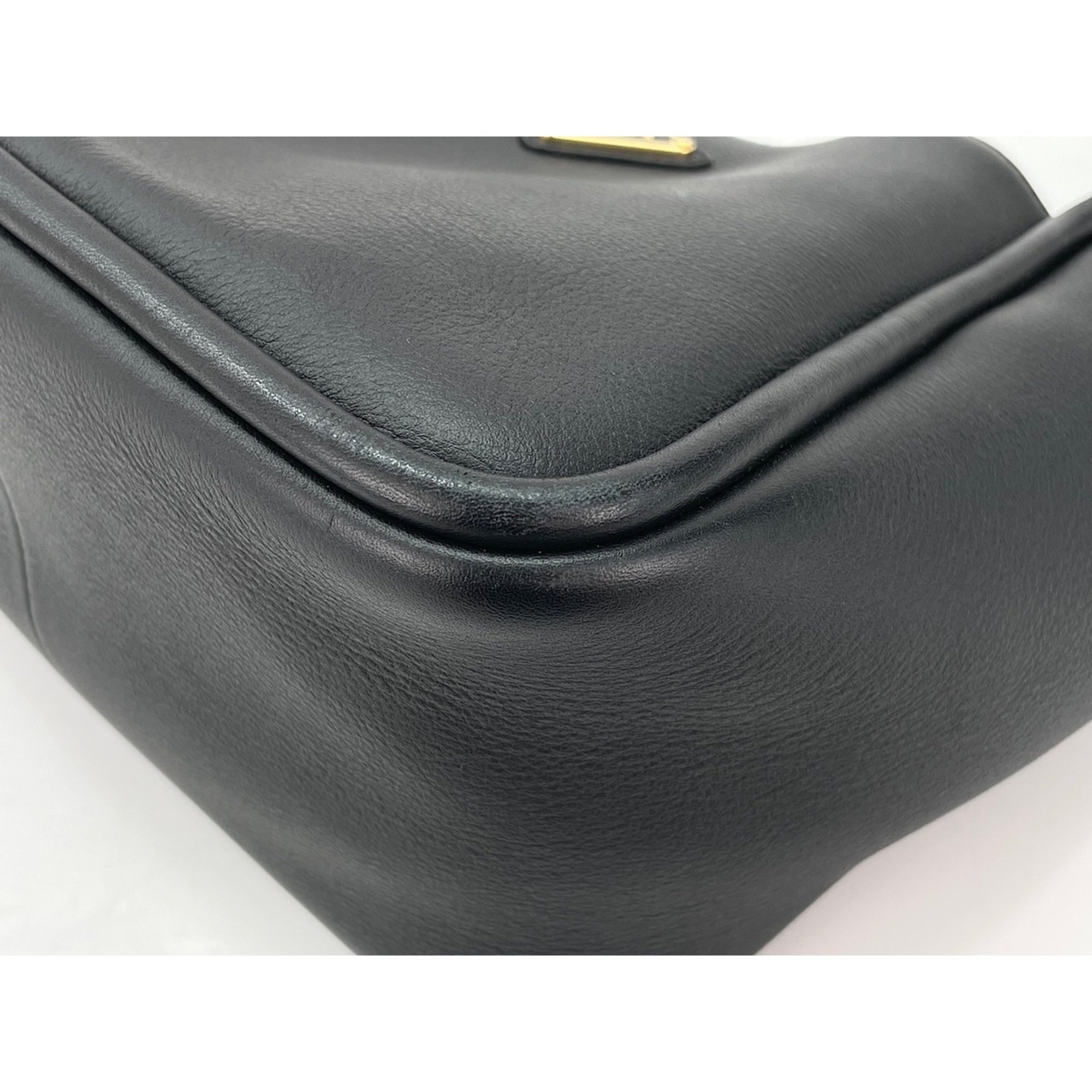 Prada Black Leather Tote Bag (Pre-Owned)