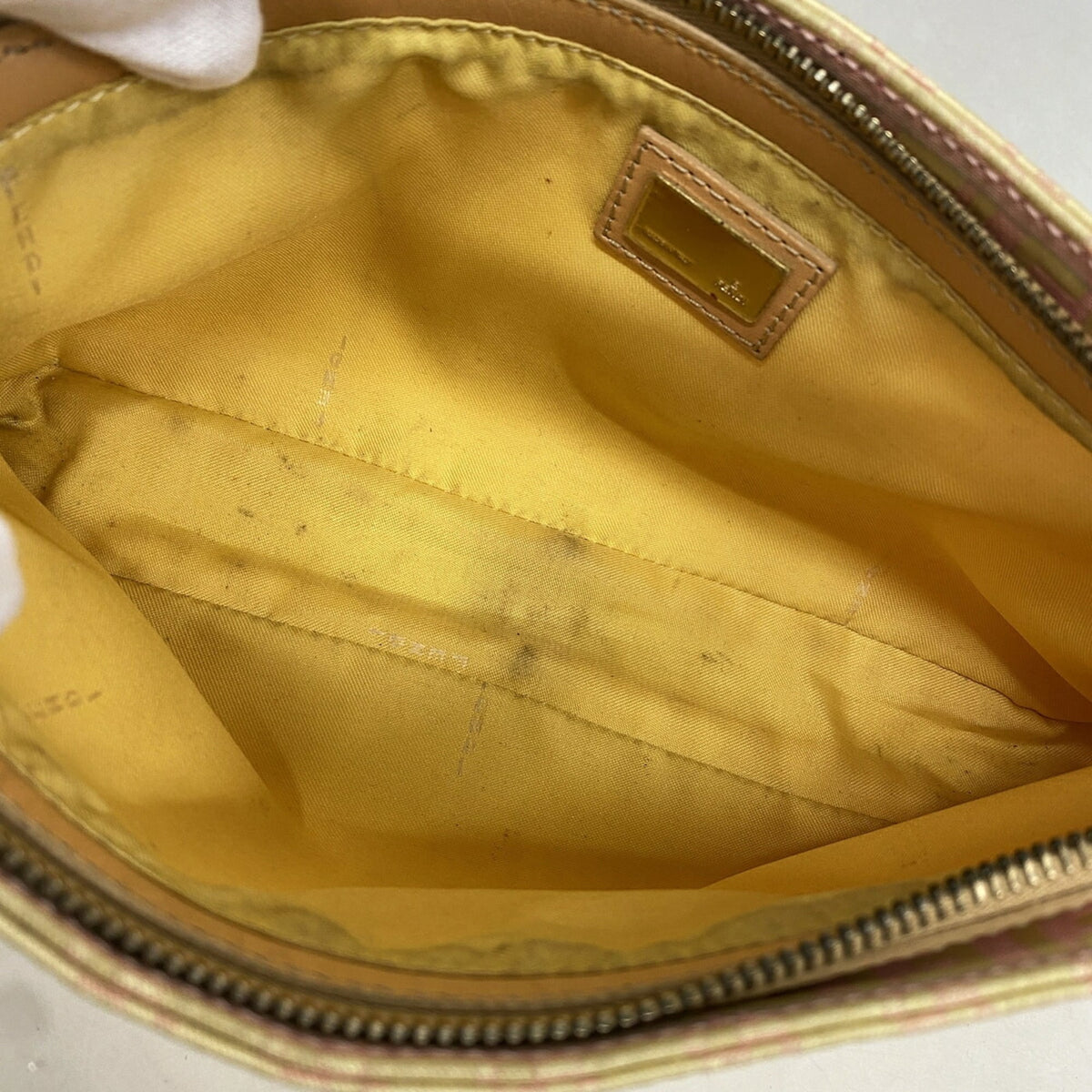 Fendi Pink Nylon Canvas Handbag (Pre-Owned)