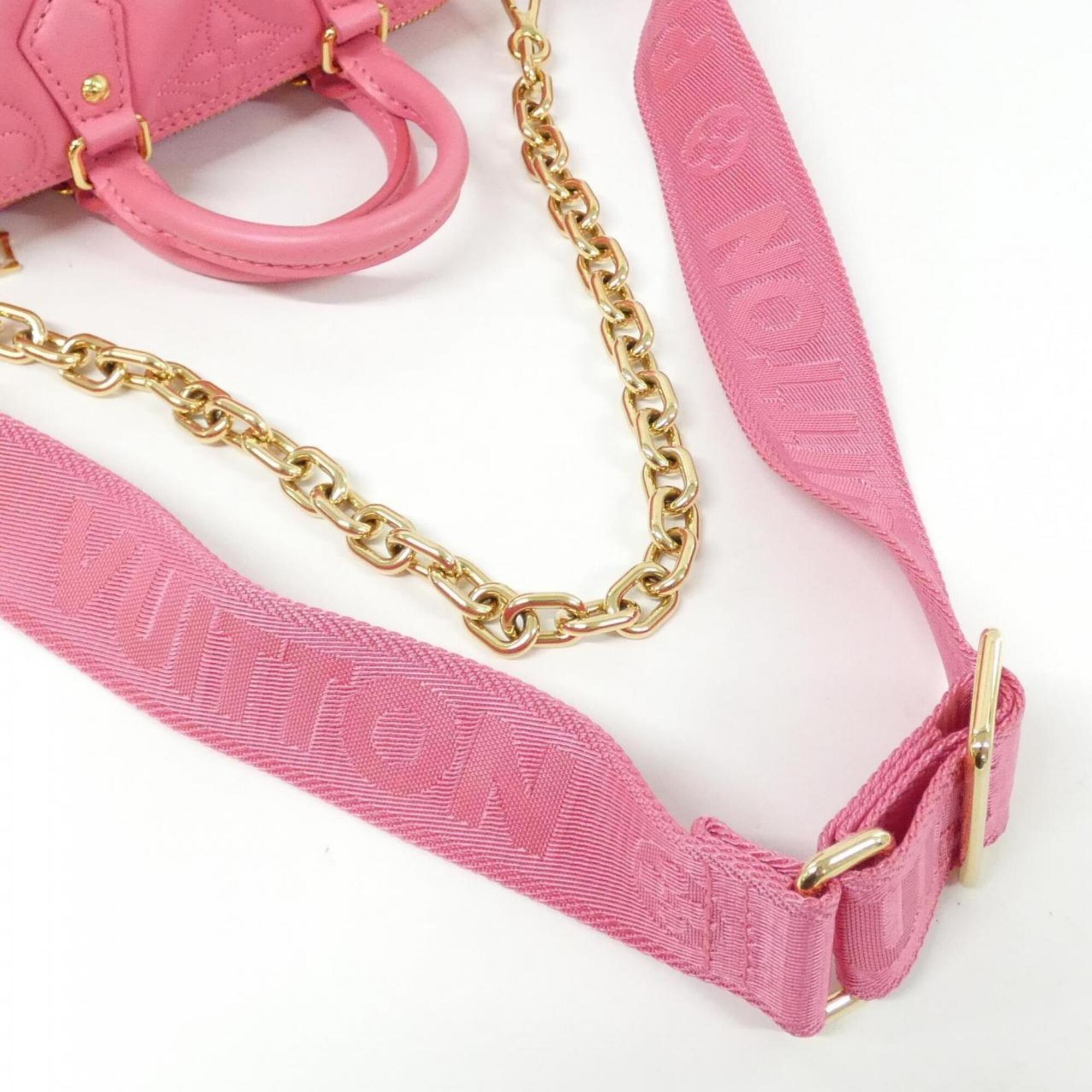Louis Vuitton Pink Leather Shoulder Bag (Pre-Owned)