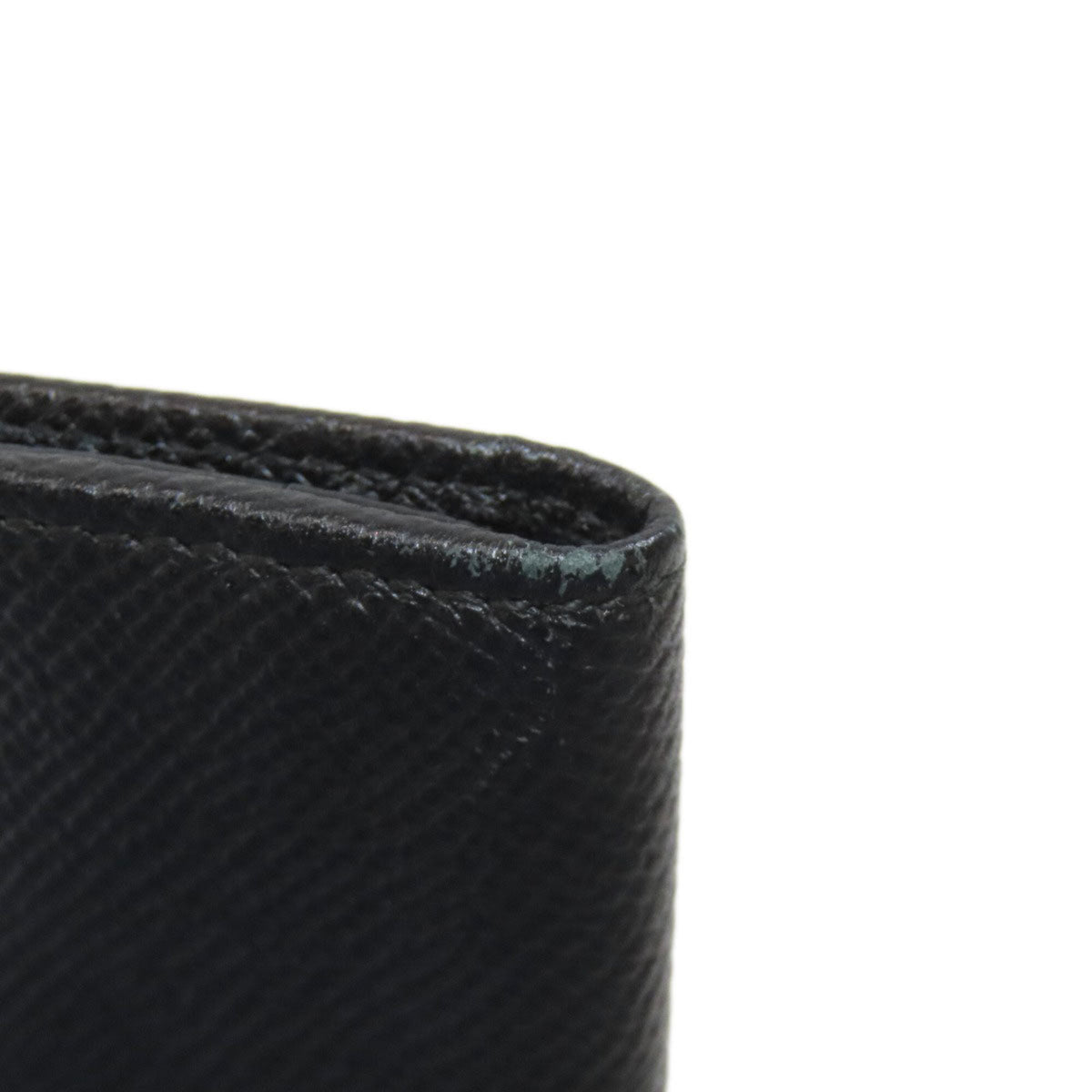 Bvlgari Black Leather Long Wallet (Bi-Fold) (Pre-Owned)