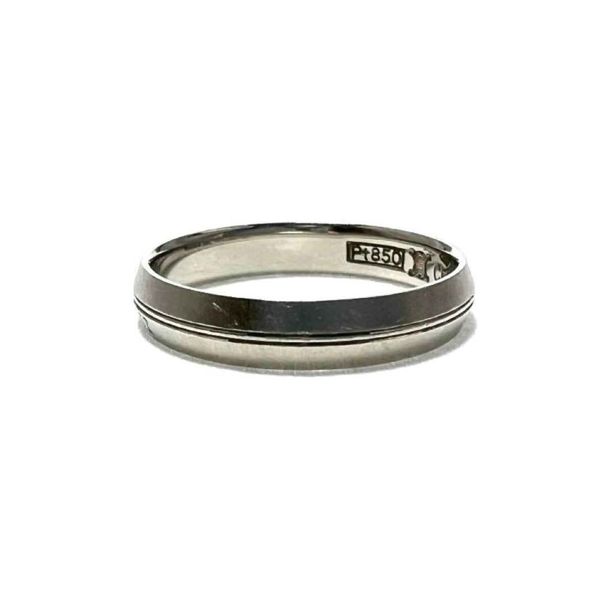 Celine Platinum 850 Band Ring (Pre-Owned)