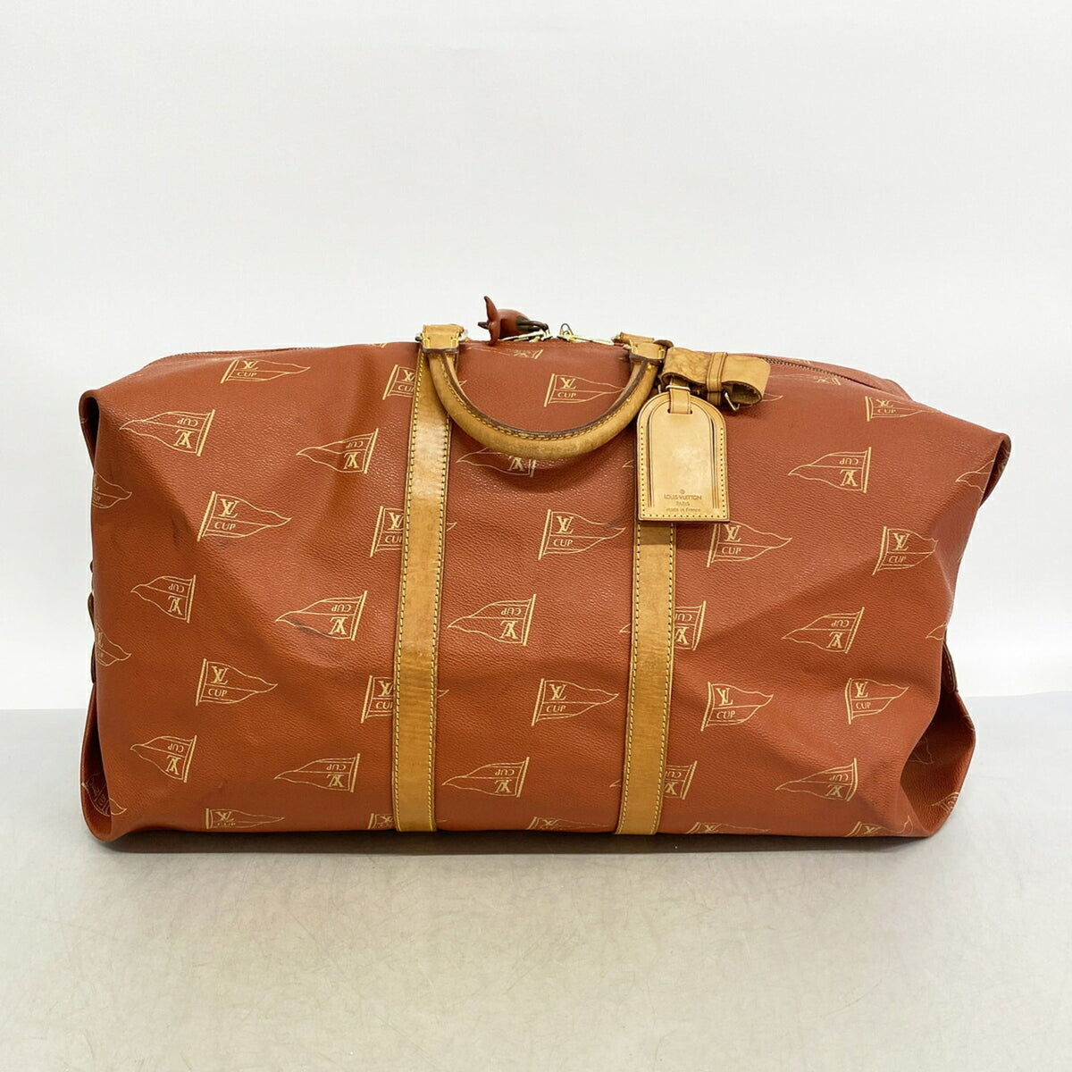 Louis Vuitton Red Color Boston Bag (Pre-Owned)