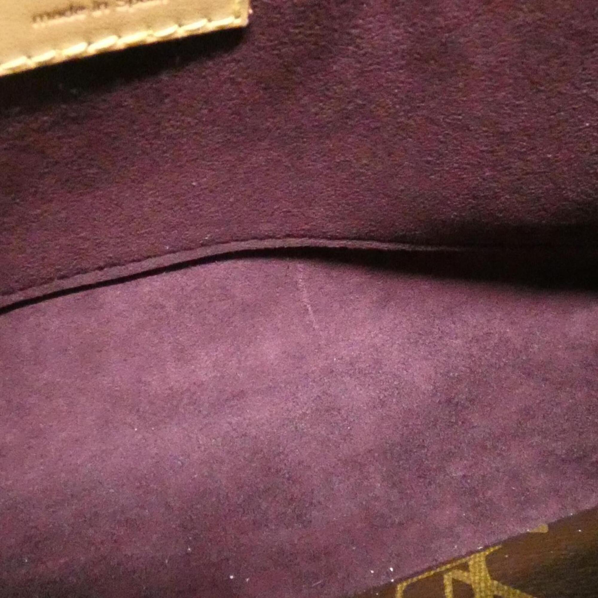 Louis Vuitton Marron Coated Canvas Handbag (Pre-Owned)