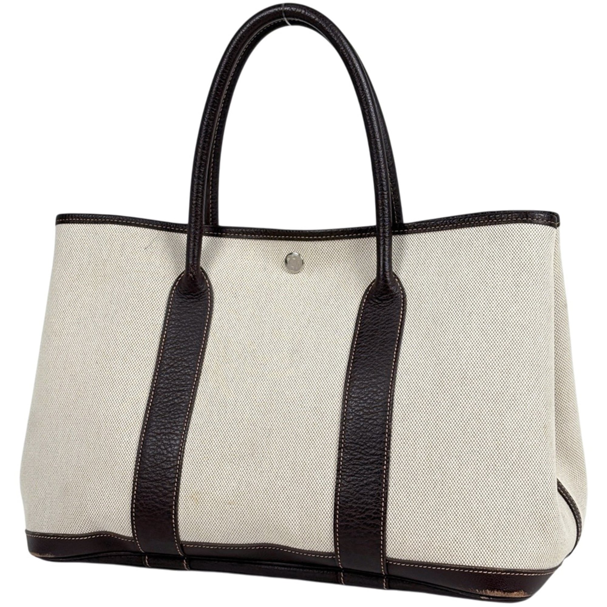 Hermes Cocaon Toile H Tote Bag (Pre-Owned)