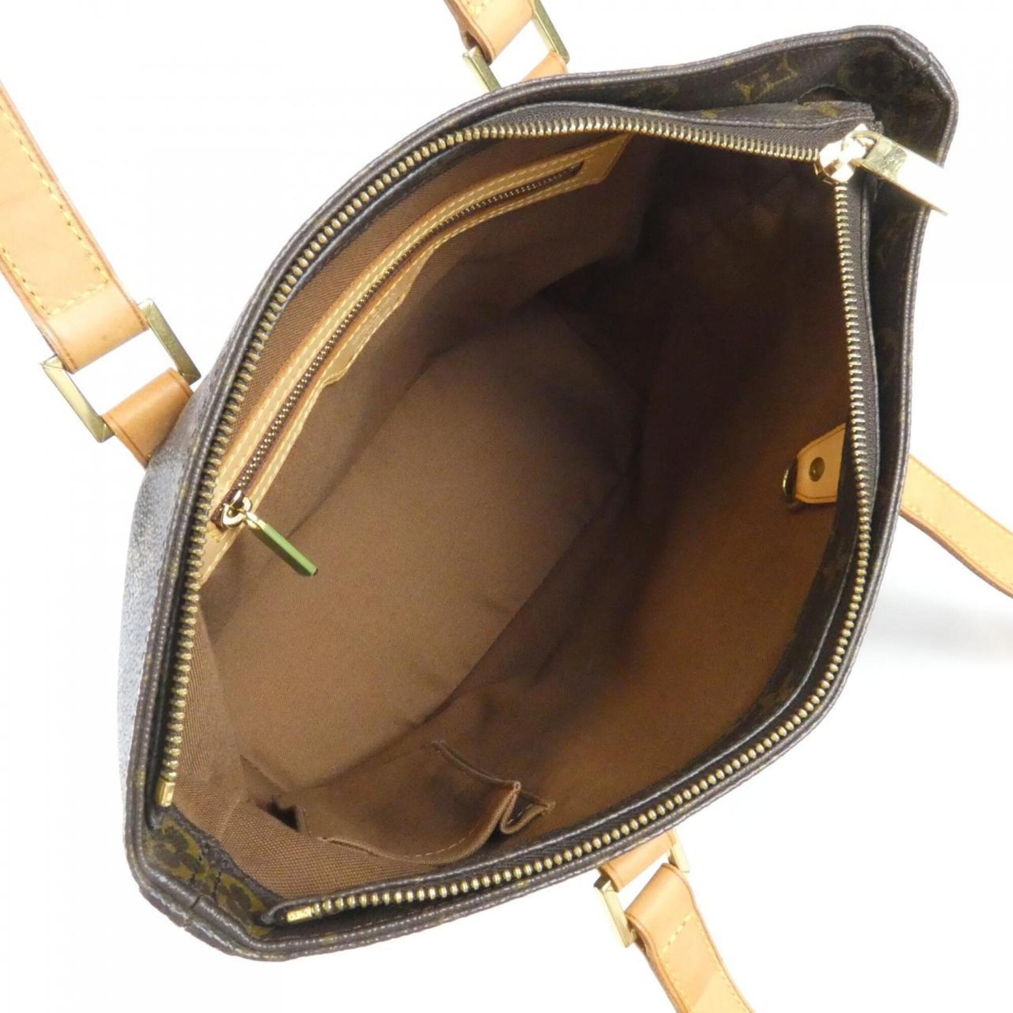 Louis Vuitton Brown Coated Canvas Handbag (Pre-Owned)