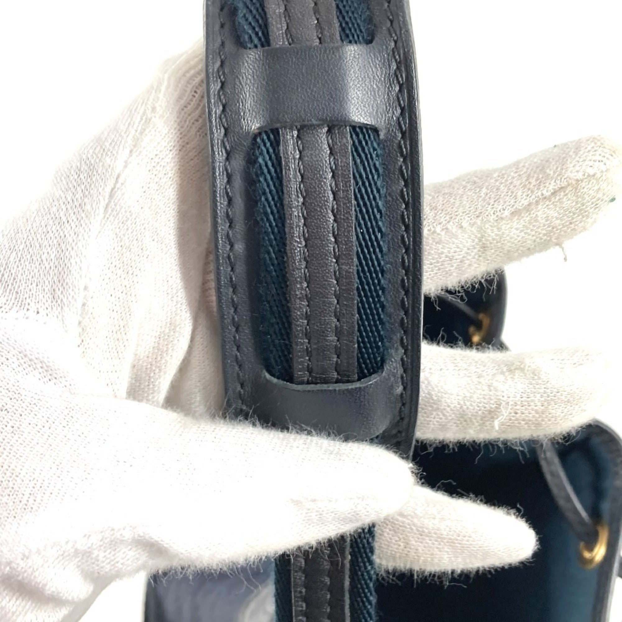 Louis Vuitton Navy Monogram Mini Handbag Shoulder Bag (Pre-Owned)