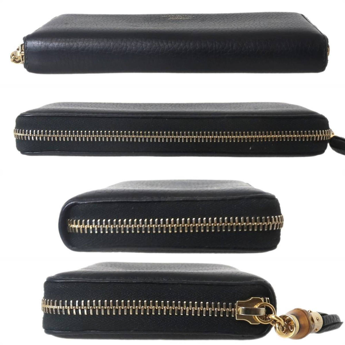 Gucci Black Long Wallet (Bi-Fold) (Pre-Owned)