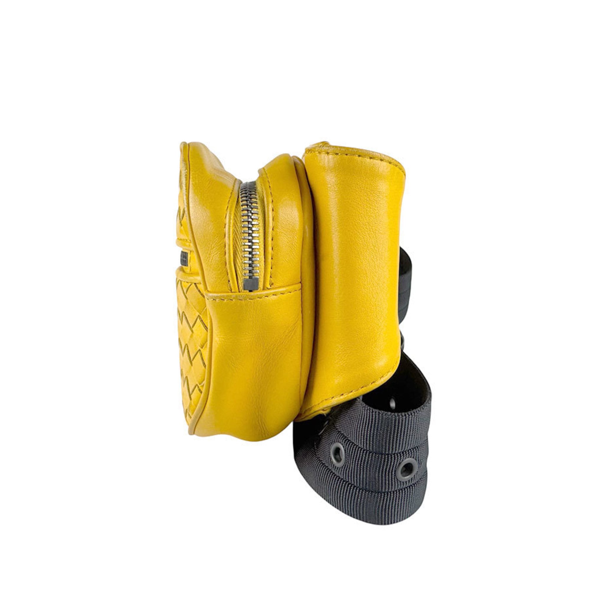 Bottega Veneta Yellow Leather Fanny Pack (Pre-Owned)