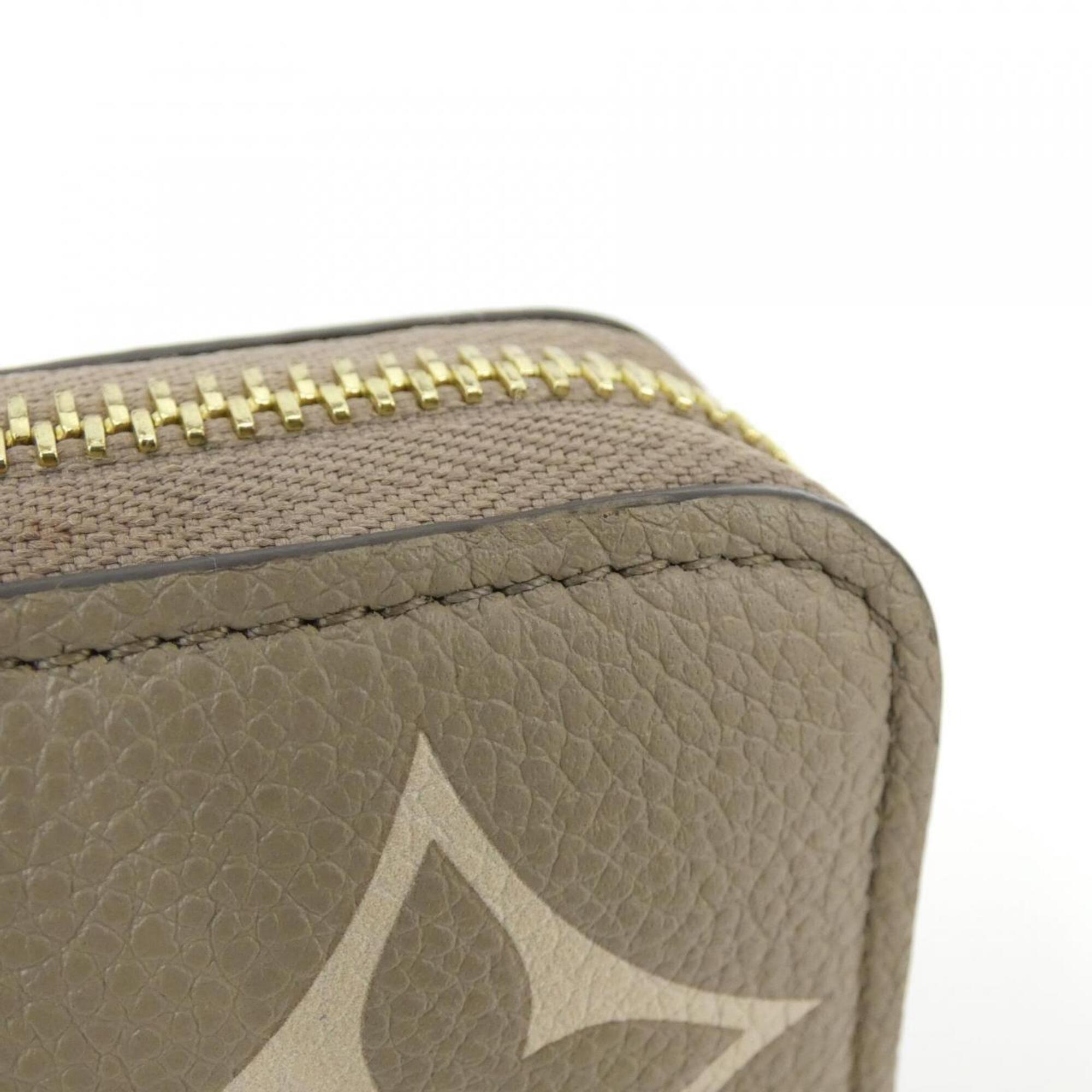 Louis Vuitton Monogram Empreinte Tourterelle Leather Long Wallet (Bi-Fold) (Pre-Owned)