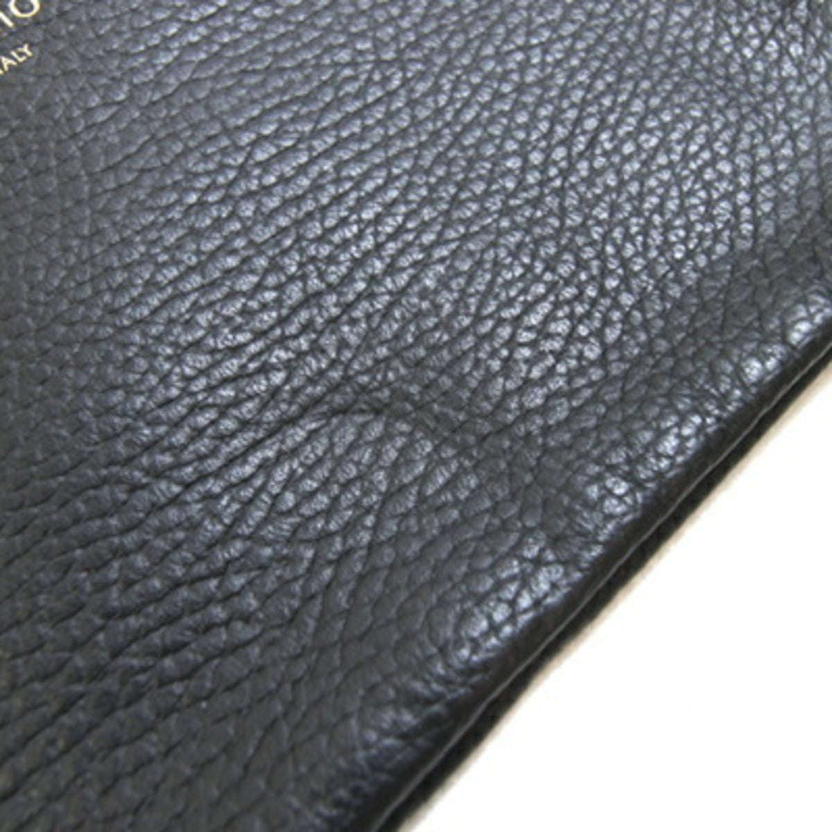 Melo Black Leather Handbag Pouch Shoulder Bag (Pre-Owned)