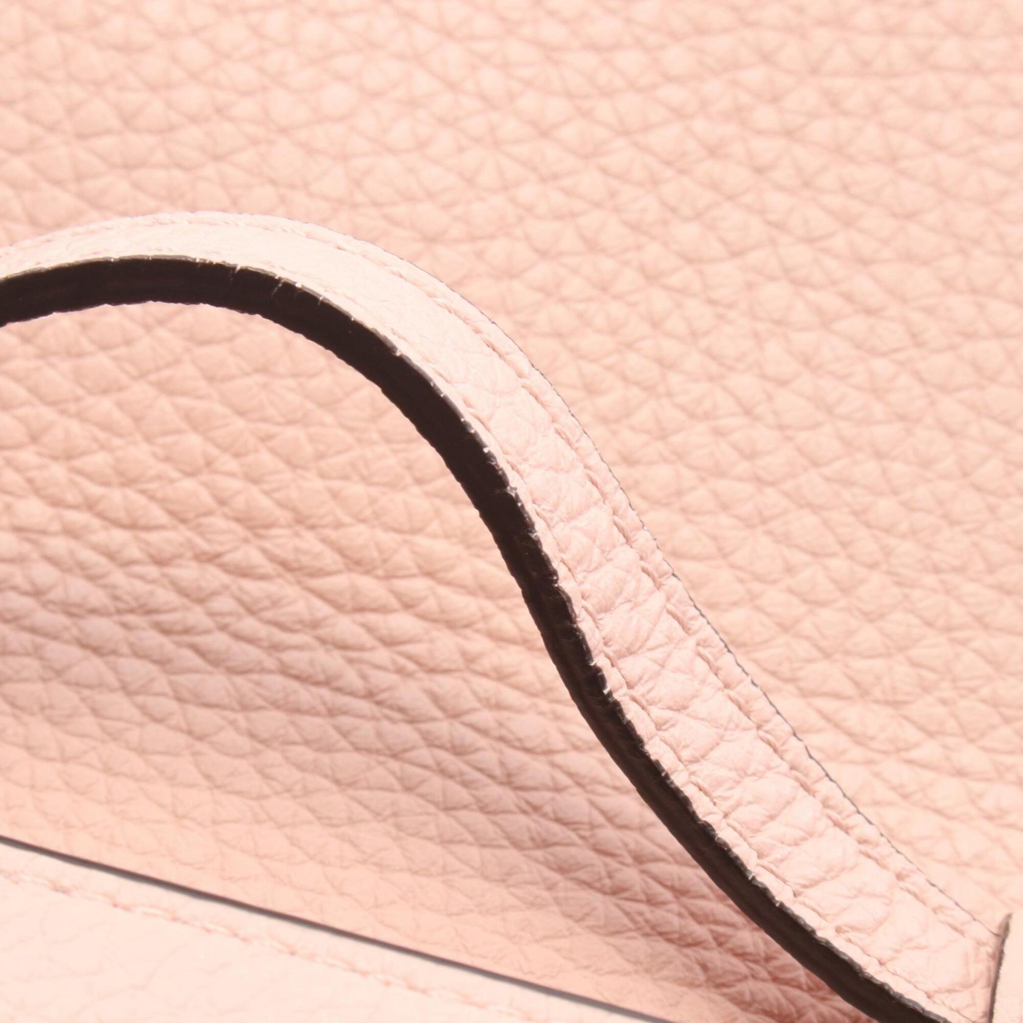 Gucci Pink Leather Handbag Shoulder Bag (Pre-Owned)