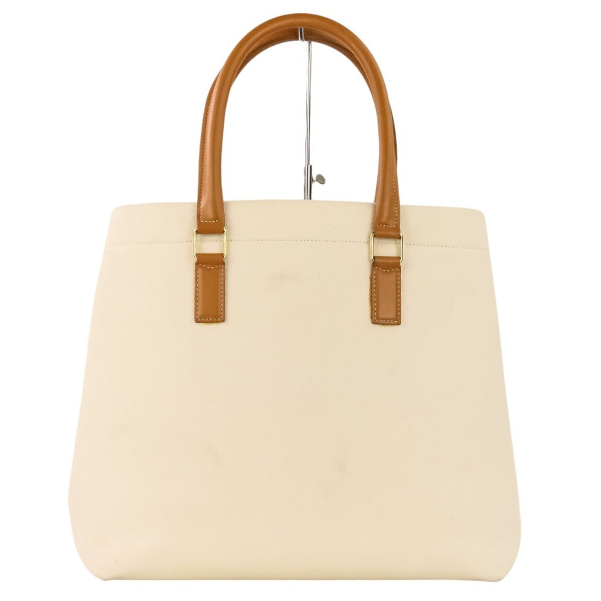 Celine White Handbag Tote Bag (Pre-Owned)