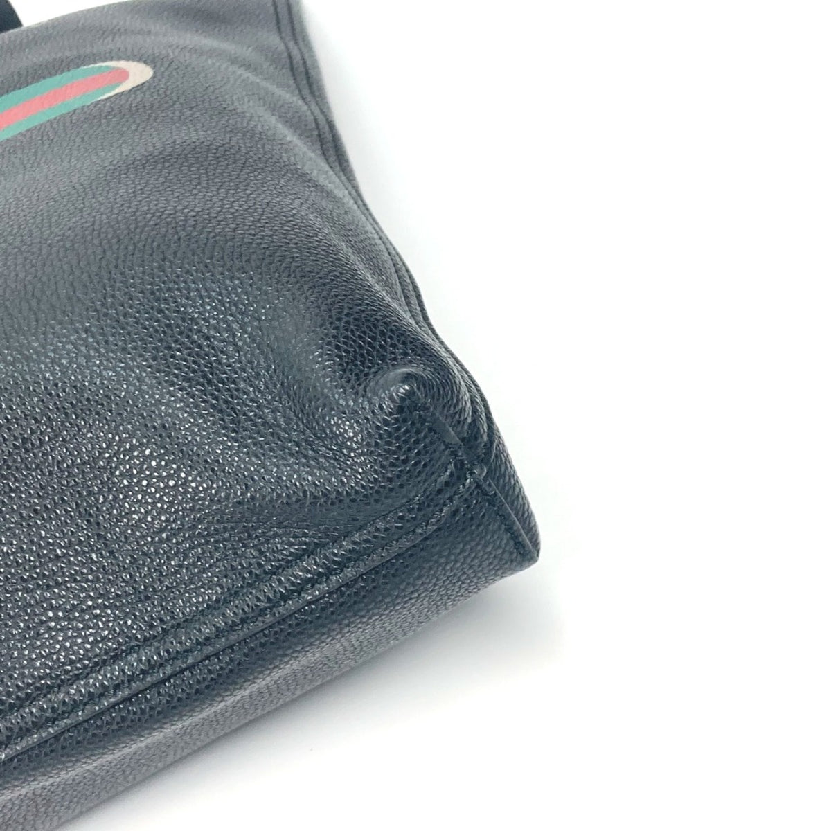 Gucci Black Leather Tote Bag (Pre-Owned)