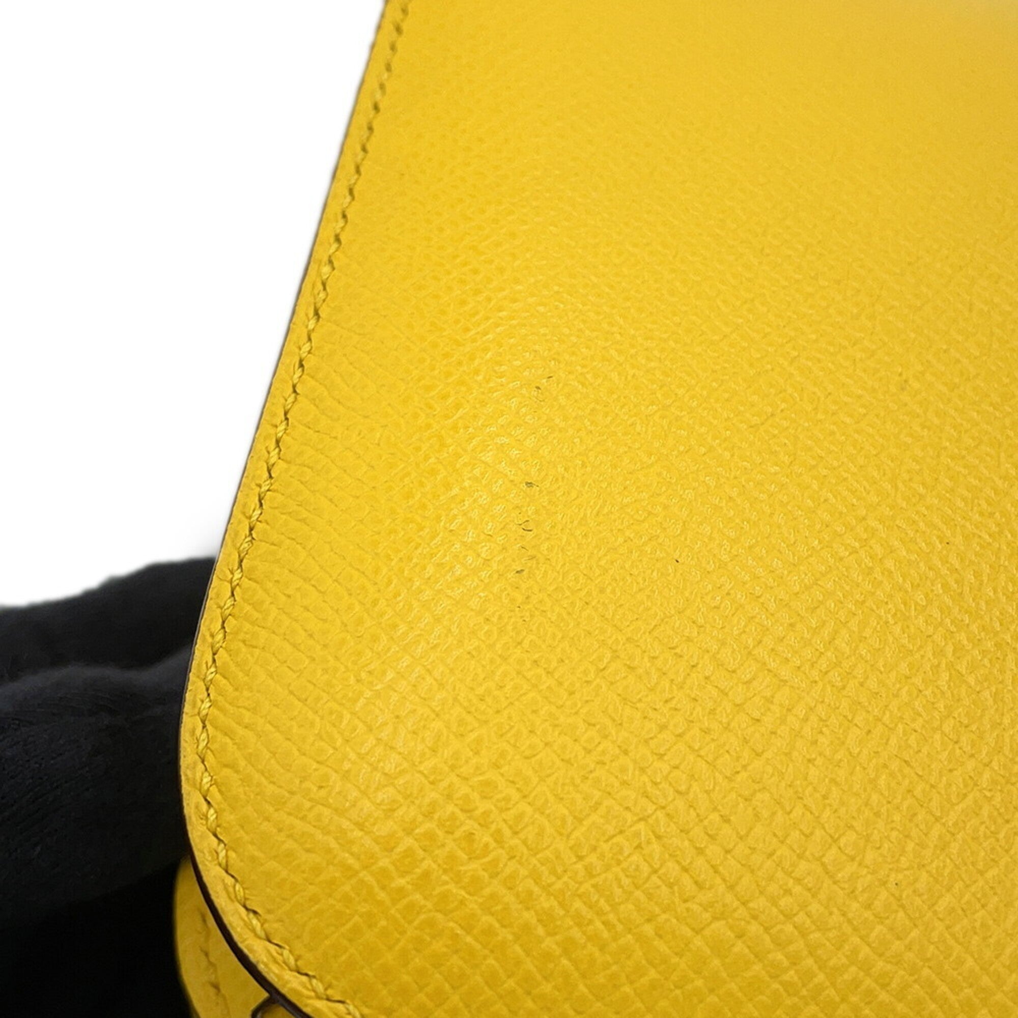 Hermes Yellow Epsom Leather Shoulder Bag (Pre-Owned)