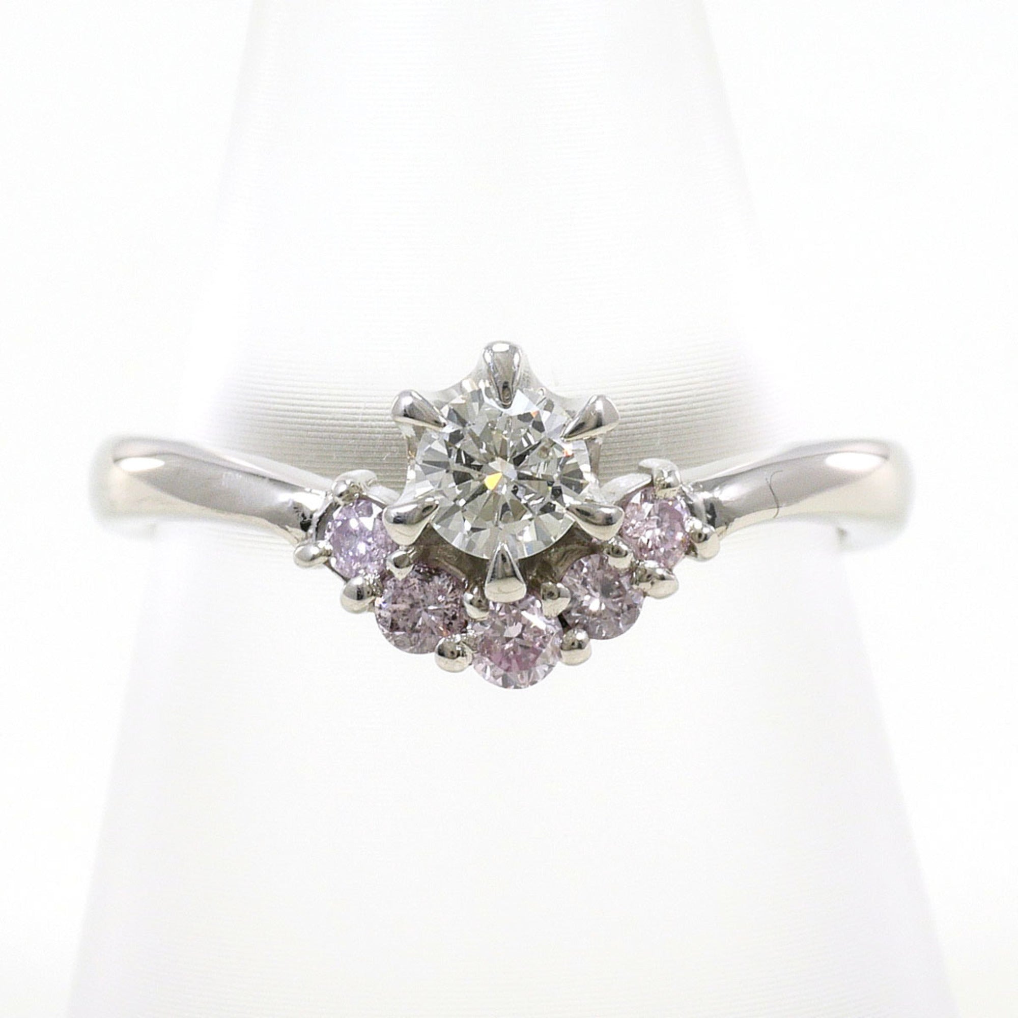Unbranded Pink Platinum Platinum 900 Band Ring (Pre-Owned)