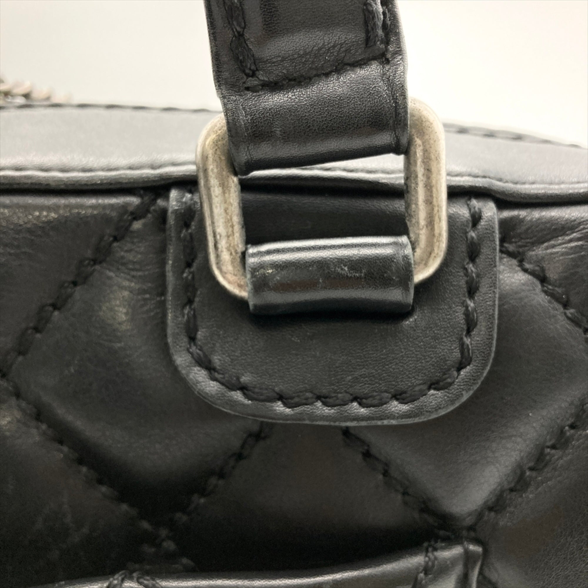 Chanel Black Boston Bag Handbag (Pre-Owned)