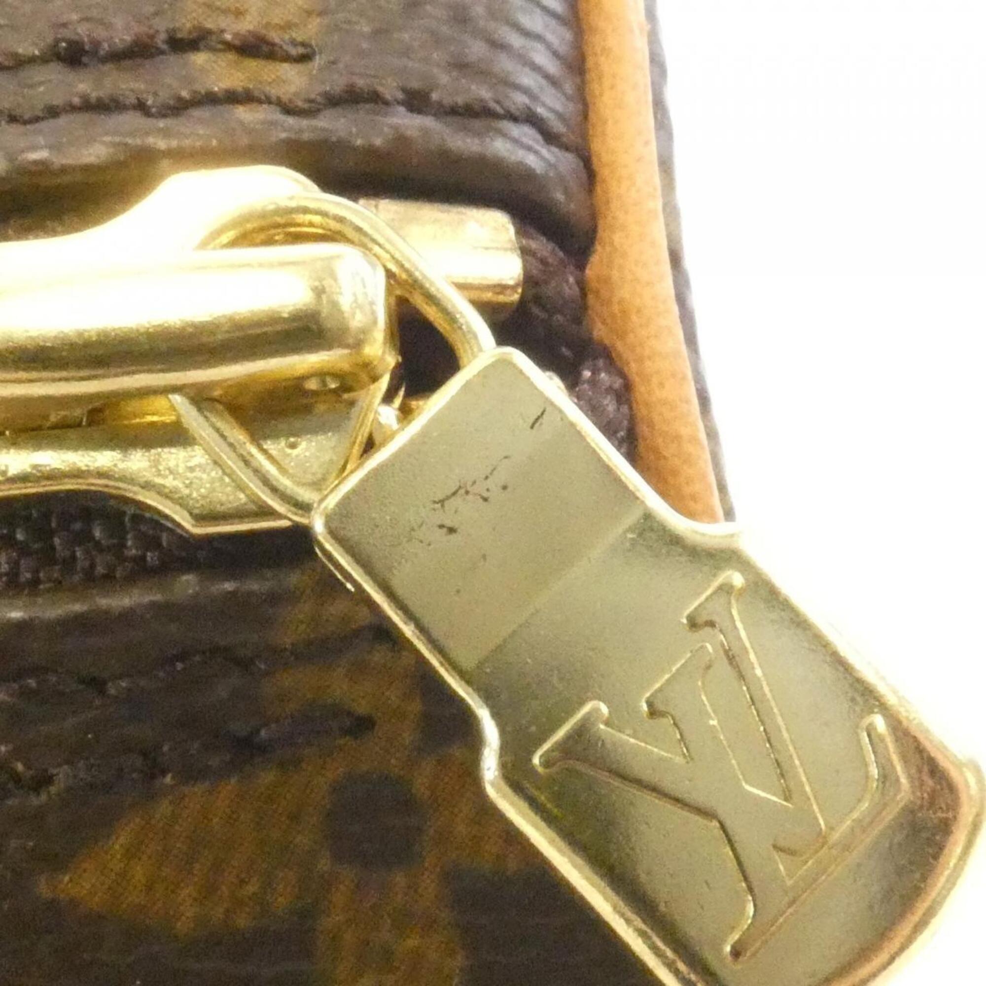 Louis Vuitton Monogram Marron Coated Canvas Handbag (Pre-Owned)