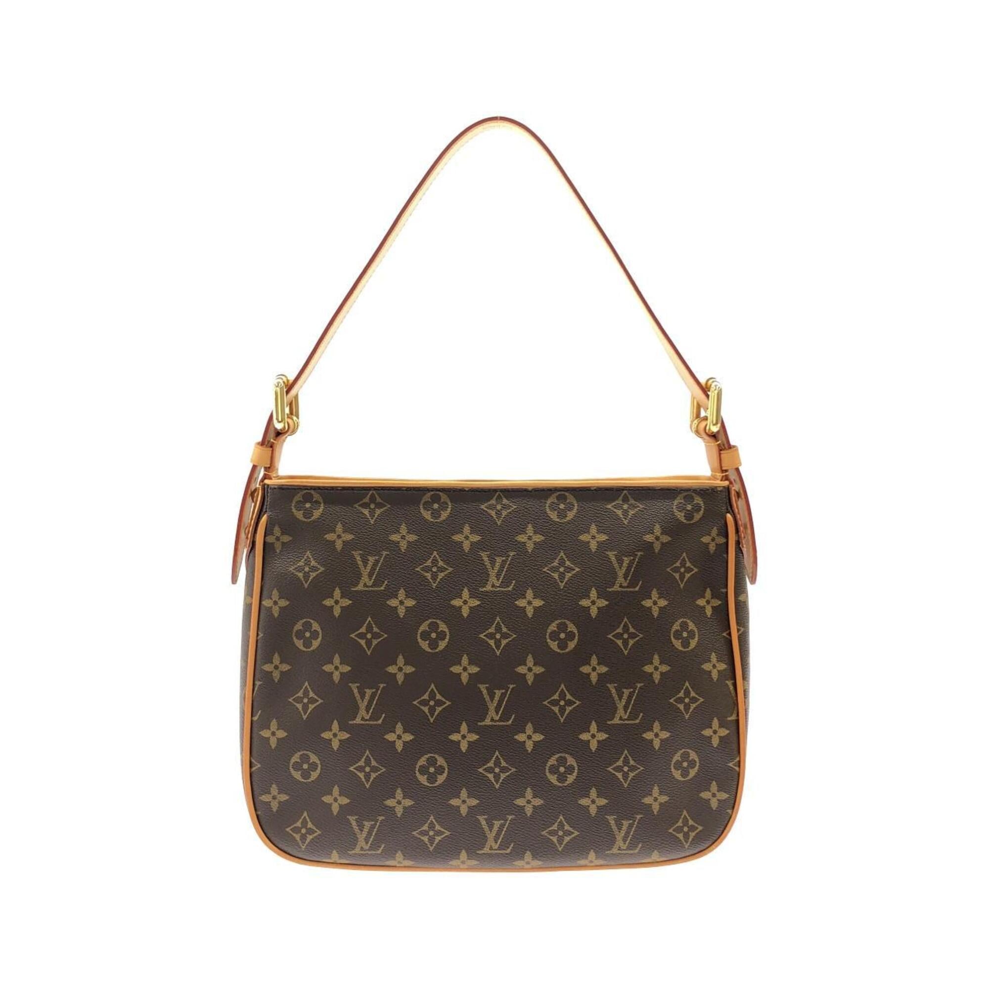 Louis Vuitton Marron Coated Canvas Shoulder Bag (Pre-Owned)