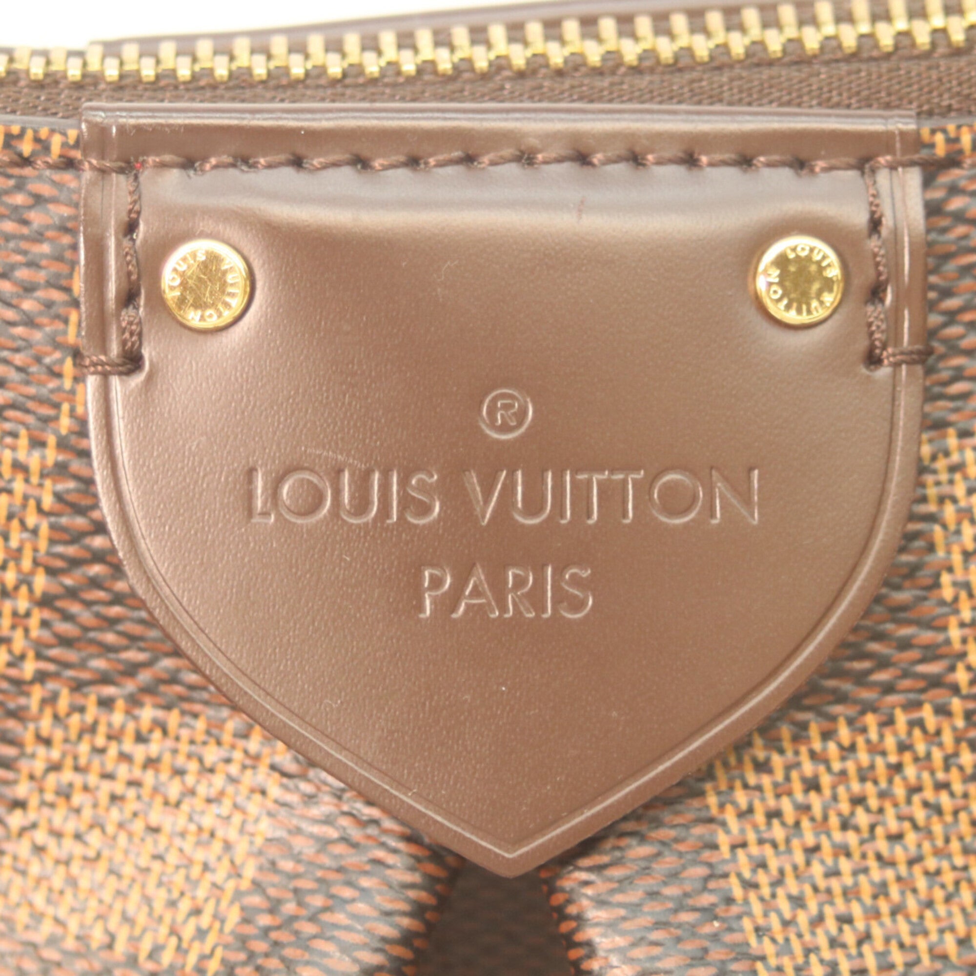 Louis Vuitton Damier Brown Damier Canvas Handbag (Pre-Owned)